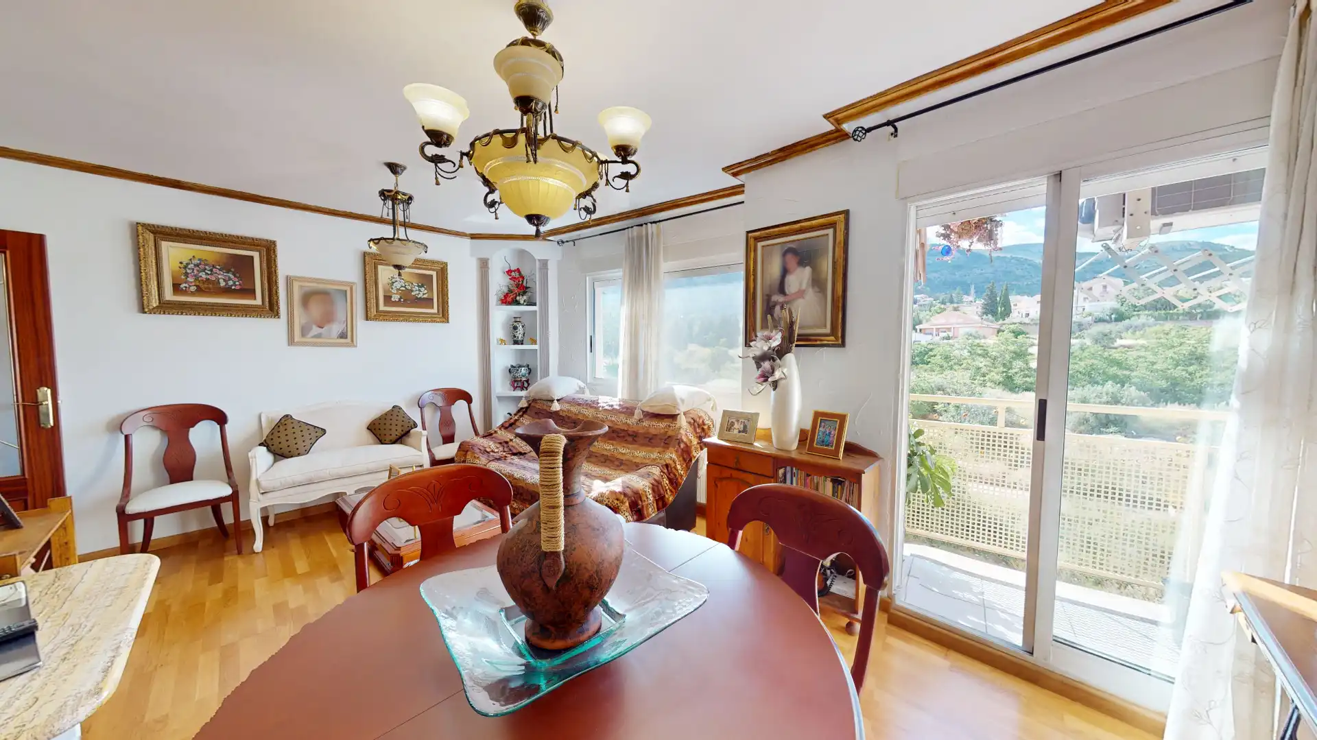 Sala de estar de Piso en venta en Alcoy / Alcoi con Aire acondicionado, Parquet y Trastero