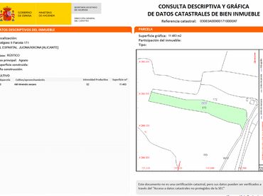 Terrenys i solars en venda a Jijona / Xixona