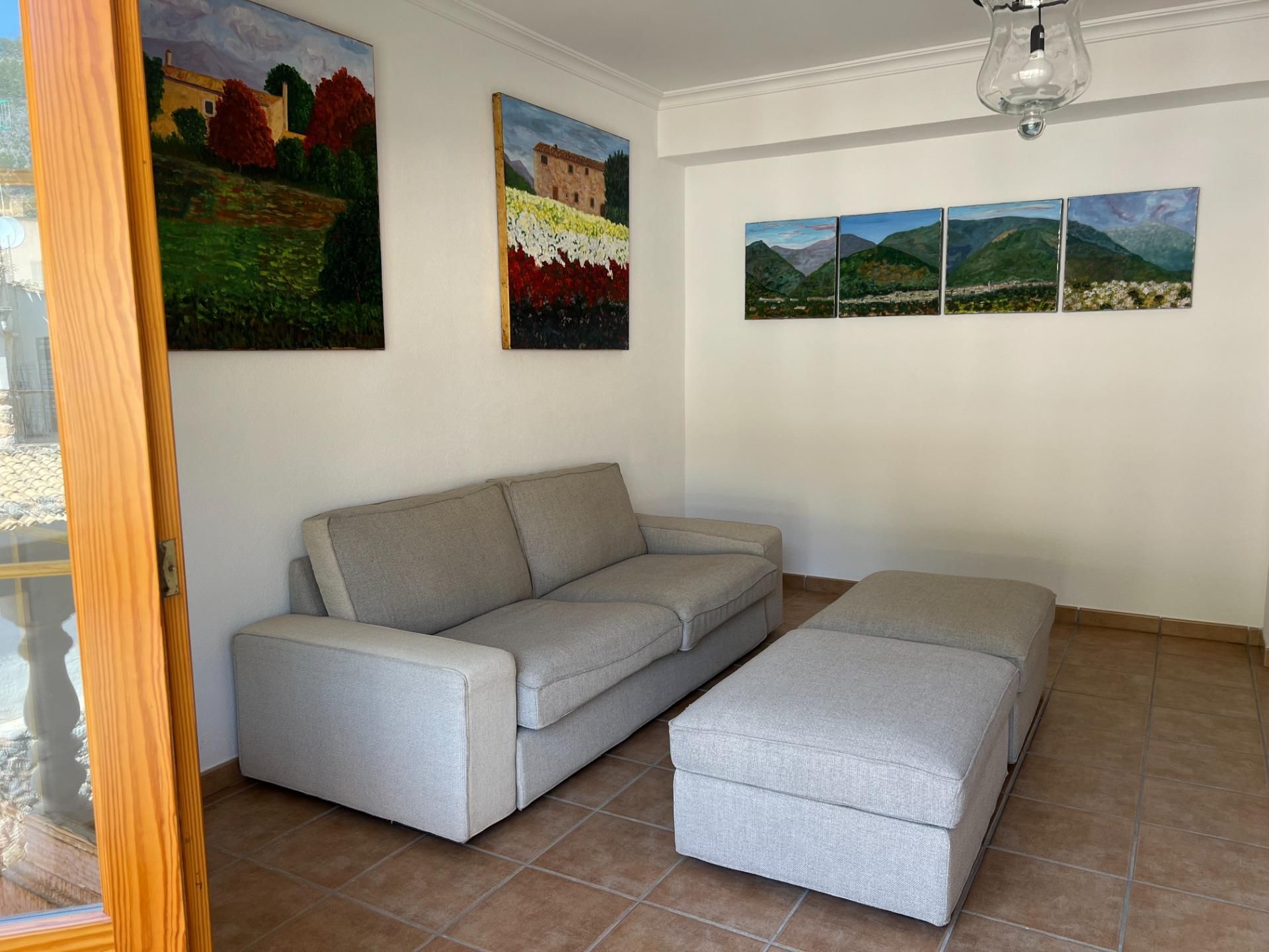 Living room of Flat to rent in Selva  with Terrace