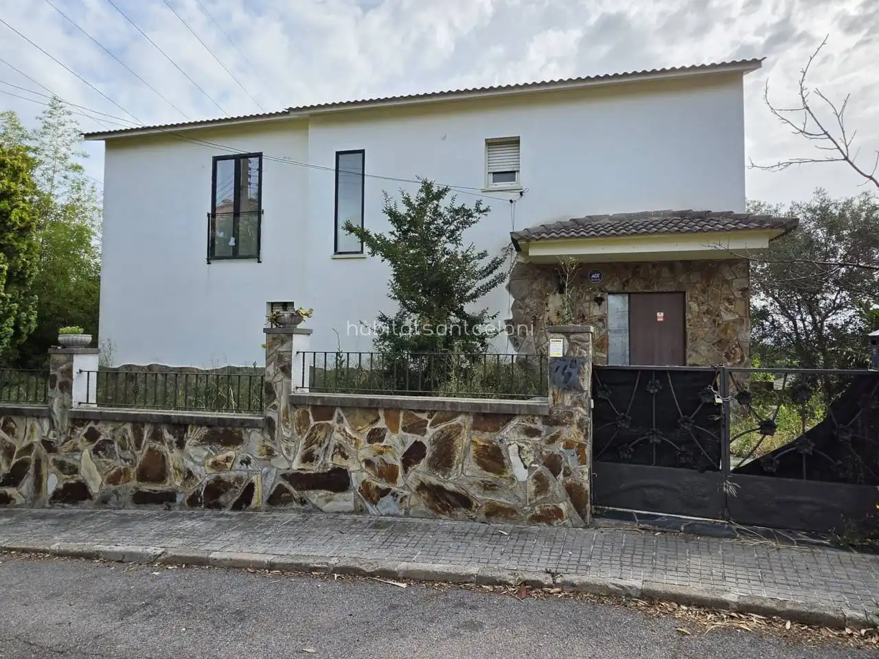 Vista exterior de Casa o chalet en venta en Santa Maria de Palautordera con Calefacción, Jardín privado y Terraza