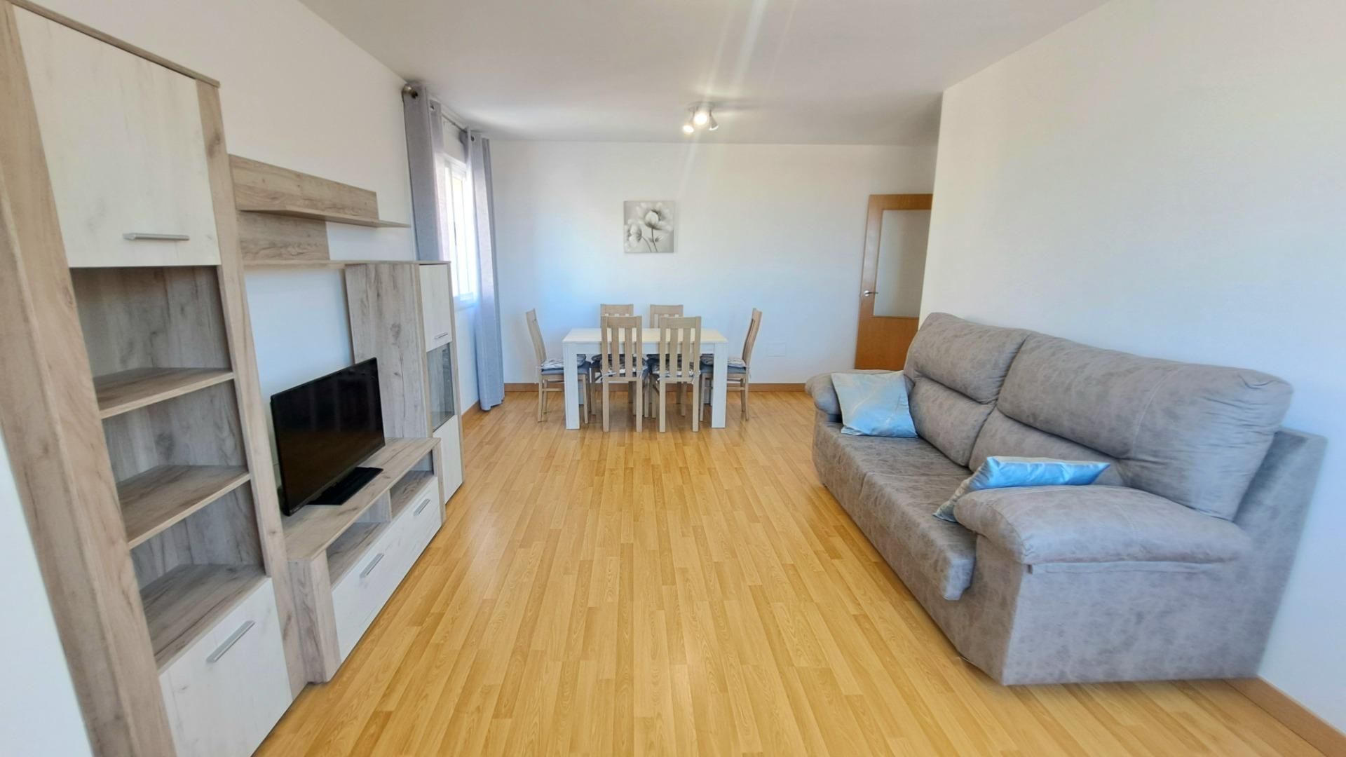 Living room of Flat for sale in Roquetas de Mar