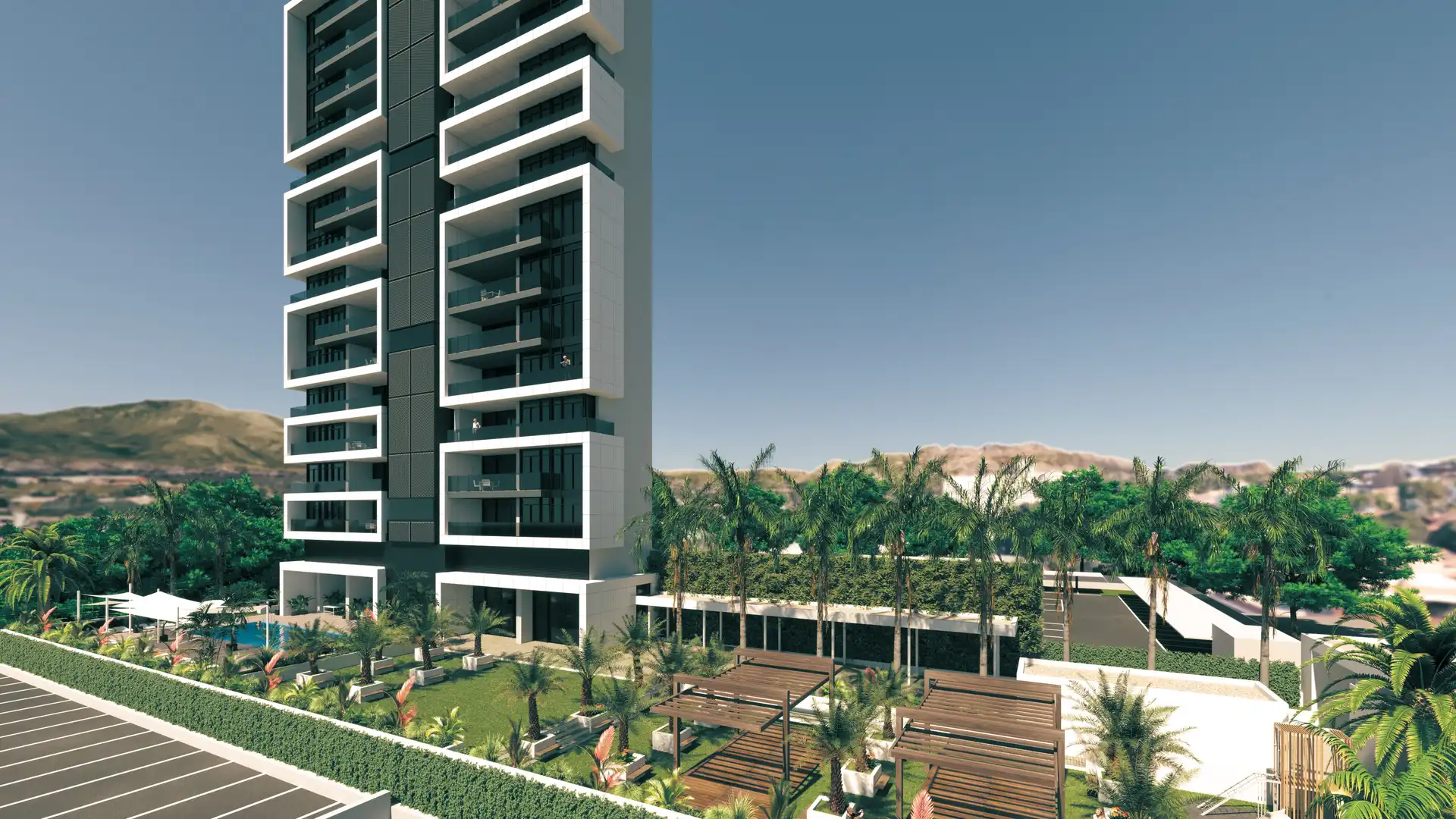 Vista exterior de Apartament en venda en Benidorm amb Traster, Forn i Balcó