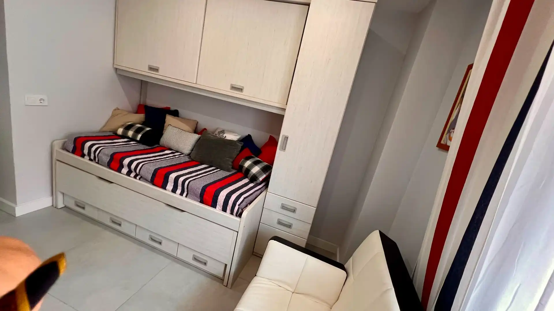 Schlafzimmer von Wohnung zum Verkauf in Badajoz mit Klimaanlage, Heizung und Balkon