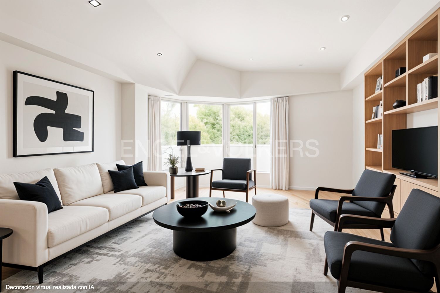 Living room of Apartment for sale in  Madrid Capital  with Heating