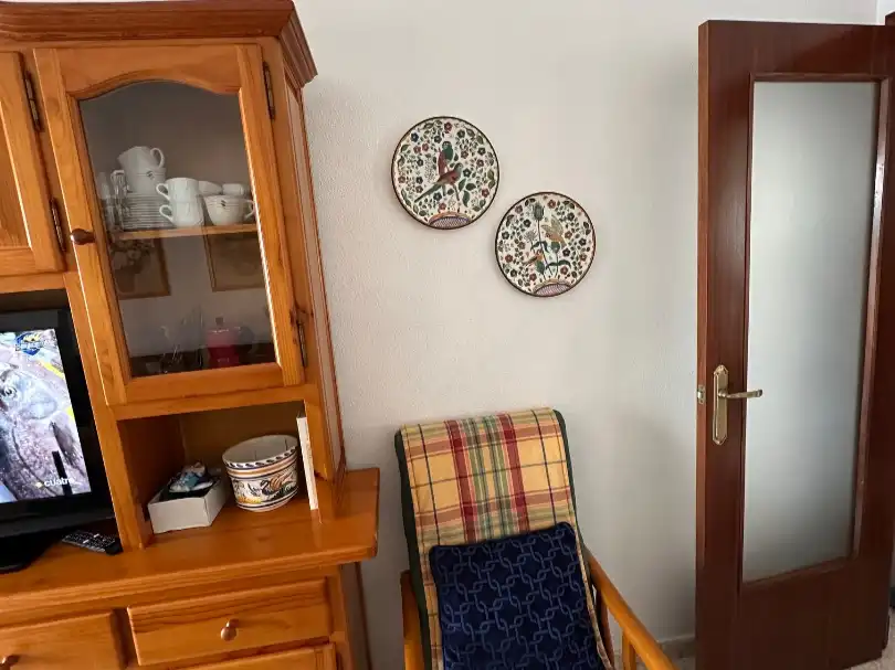 Comedor de Apartamento de alquiler en El Portil con Jardín privado, Terraza y Piscina