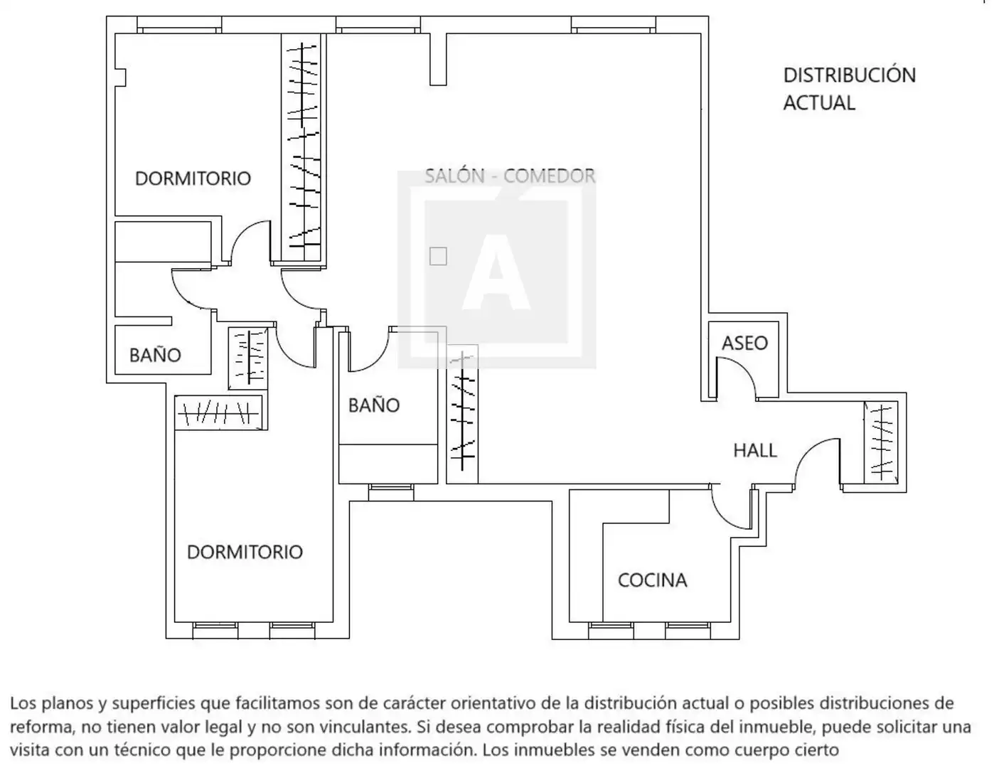 Wohnung zum Verkauf in Madrid mit Klimaanlage, Heizung und Terrasse