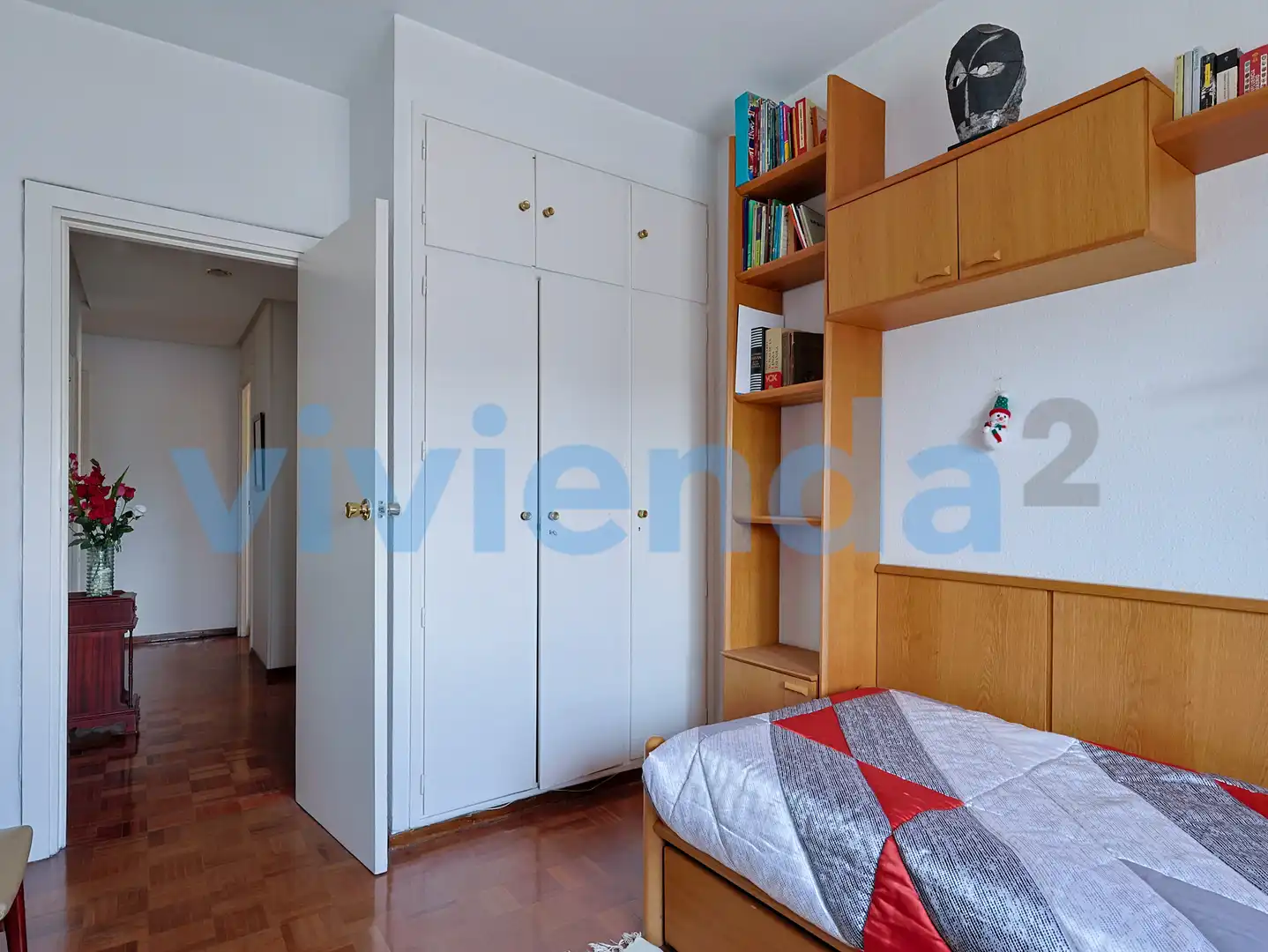 Bedroom of Flat for sale in Madrid  with Heating, Terrace and Storage room