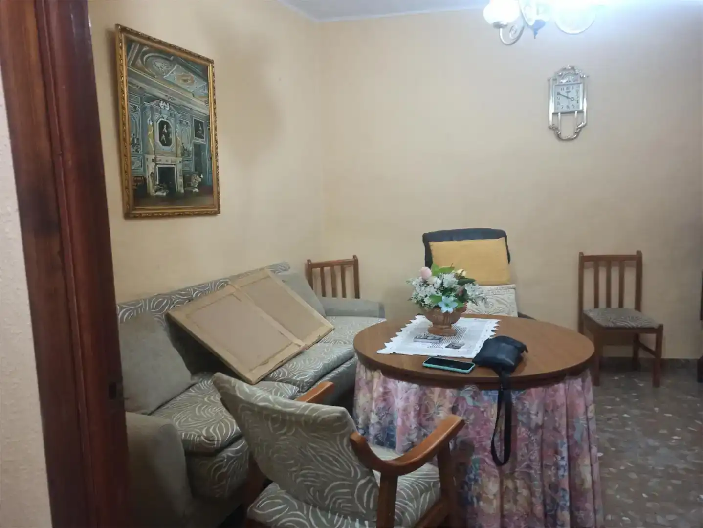 Sala d'estar de Casa adosada en venda en Pedro Muñoz