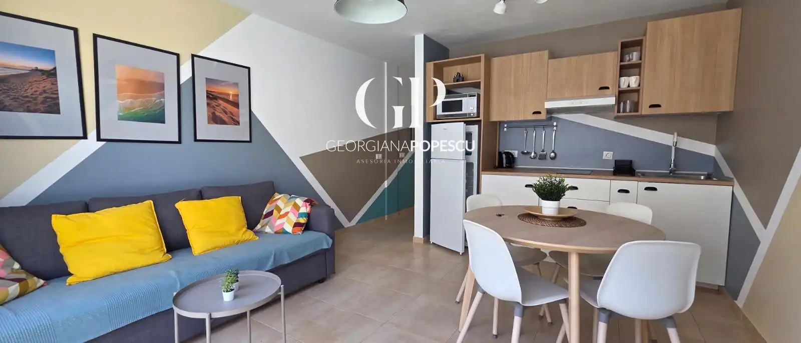 Wohnzimmer von Wohnung zur Miete in La Oliva mit Möbliert