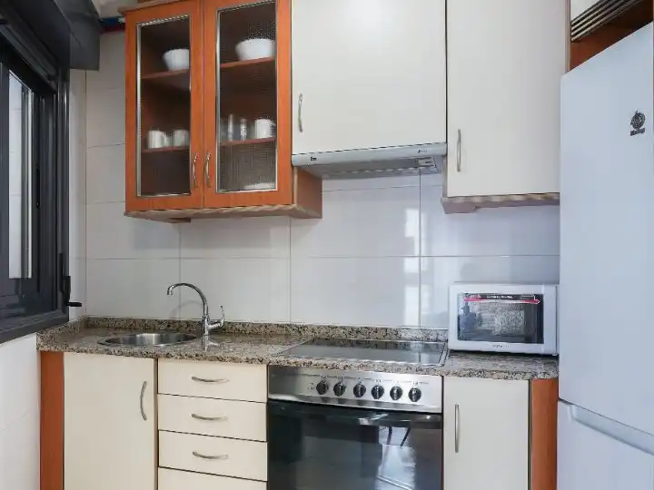Kitchen of Flat for rent in Vigo   with Balcony