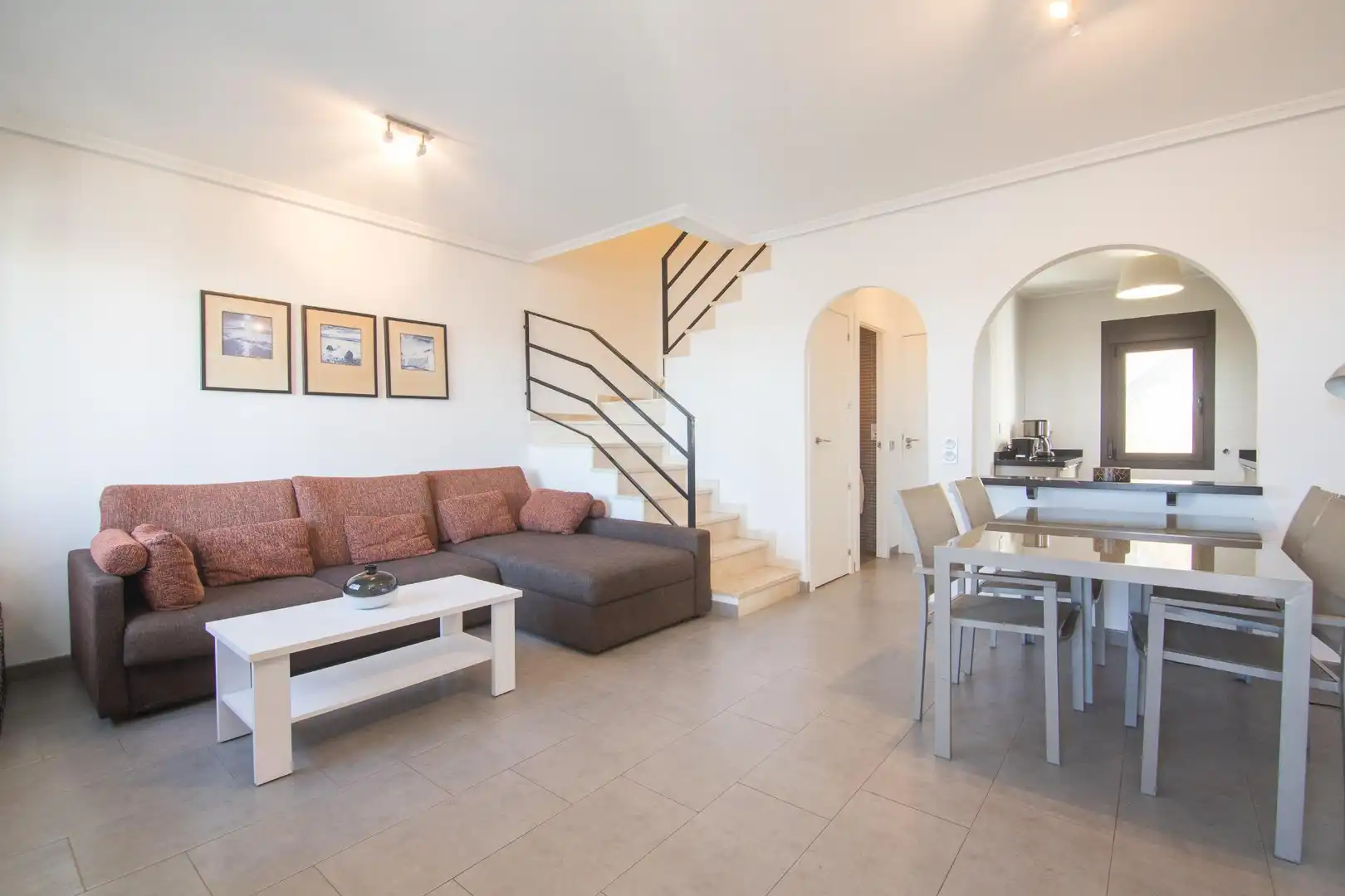 Sala de estar de Casa o chalet en venta en Santa Pola con Calefacción, Jardín privado y Terraza