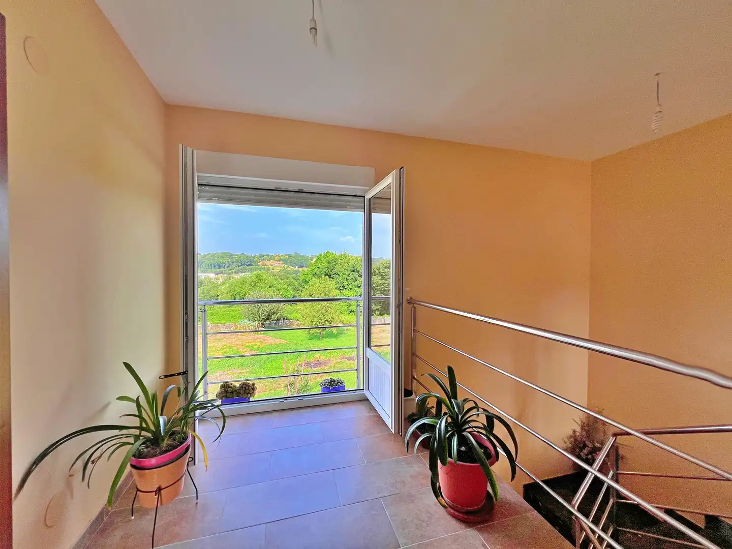 Terrassa de Casa o xalet en venda en Lugo amb Calefacció, Jardí privat i Terrassa