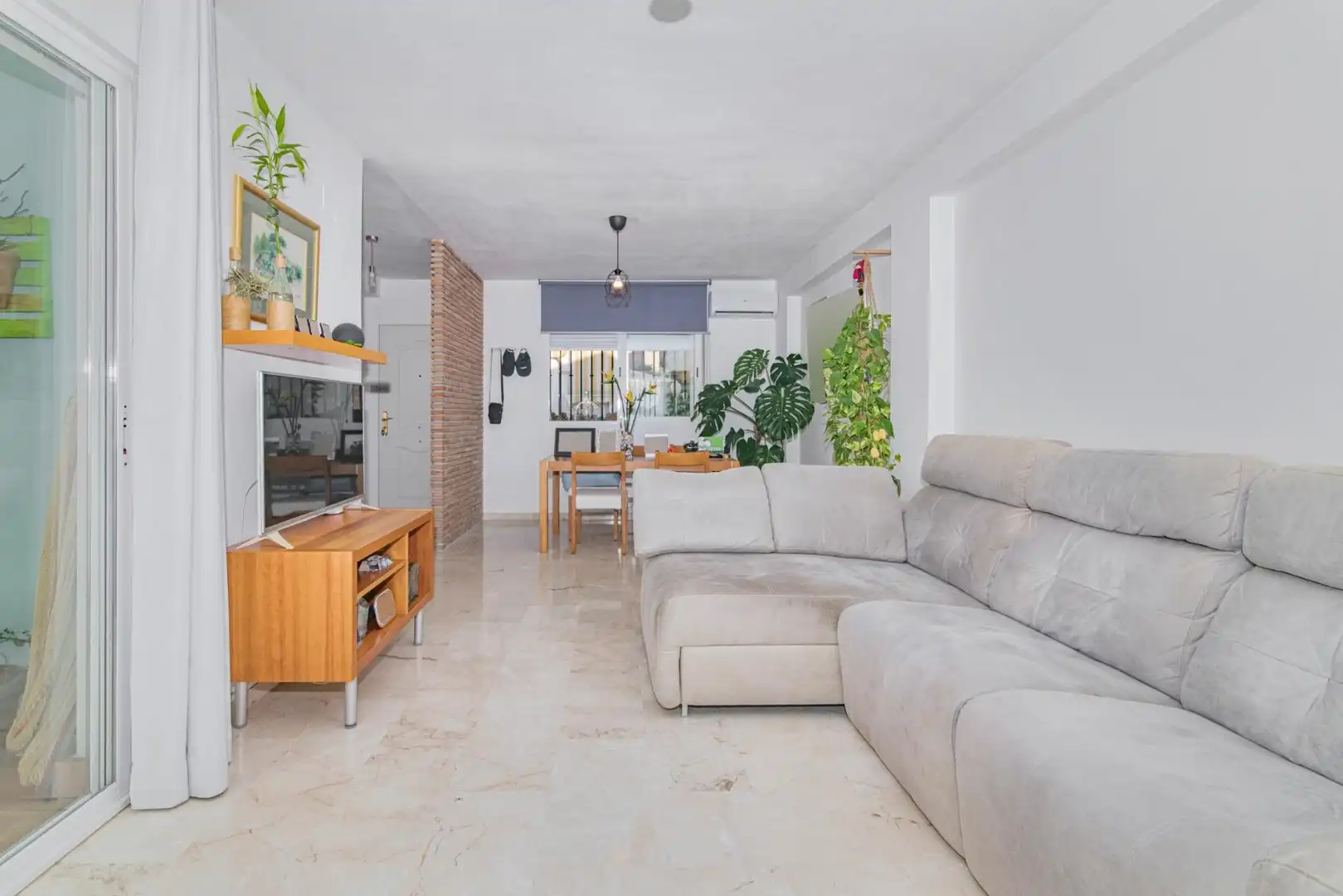 Sala de estar de Casa adosada en venta en Cájar con Aire acondicionado, Calefacción y Terraza