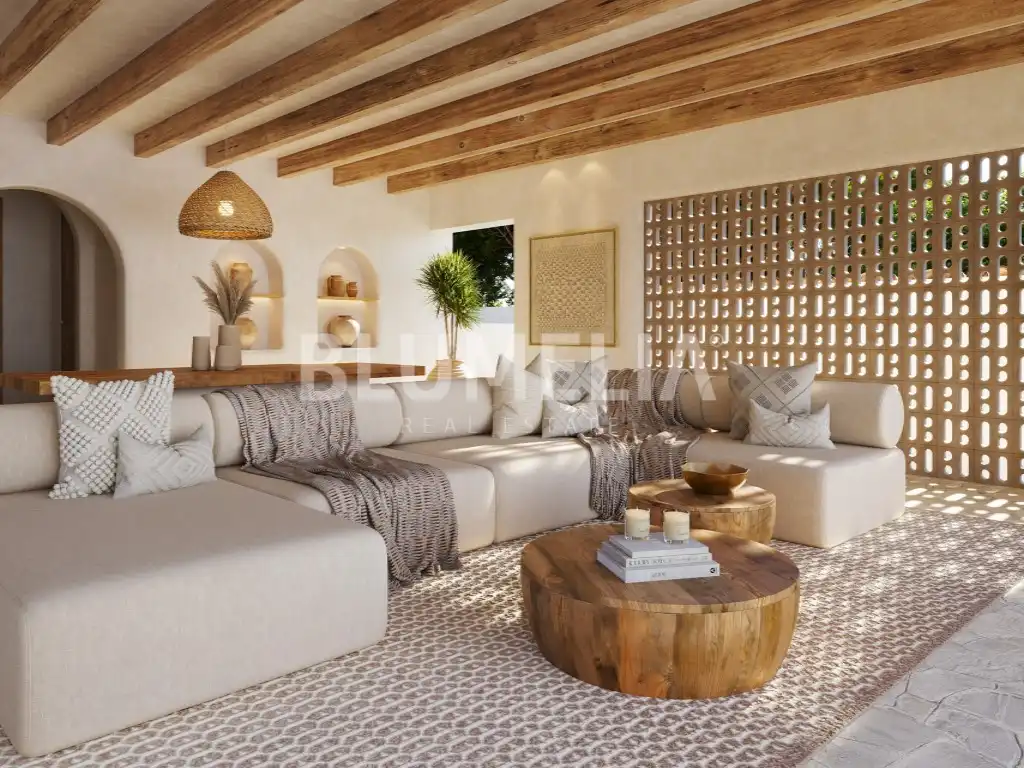 Living room of Houses for sale in Jávea / Xàbia  with Air Conditioner, Private garden and Terrace