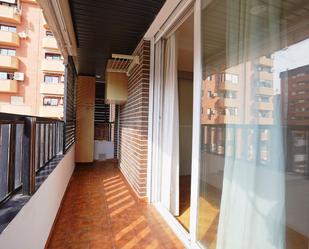 Balcony of Flat to rent in  Madrid Capital  with Air Conditioner, Heating and Private garden