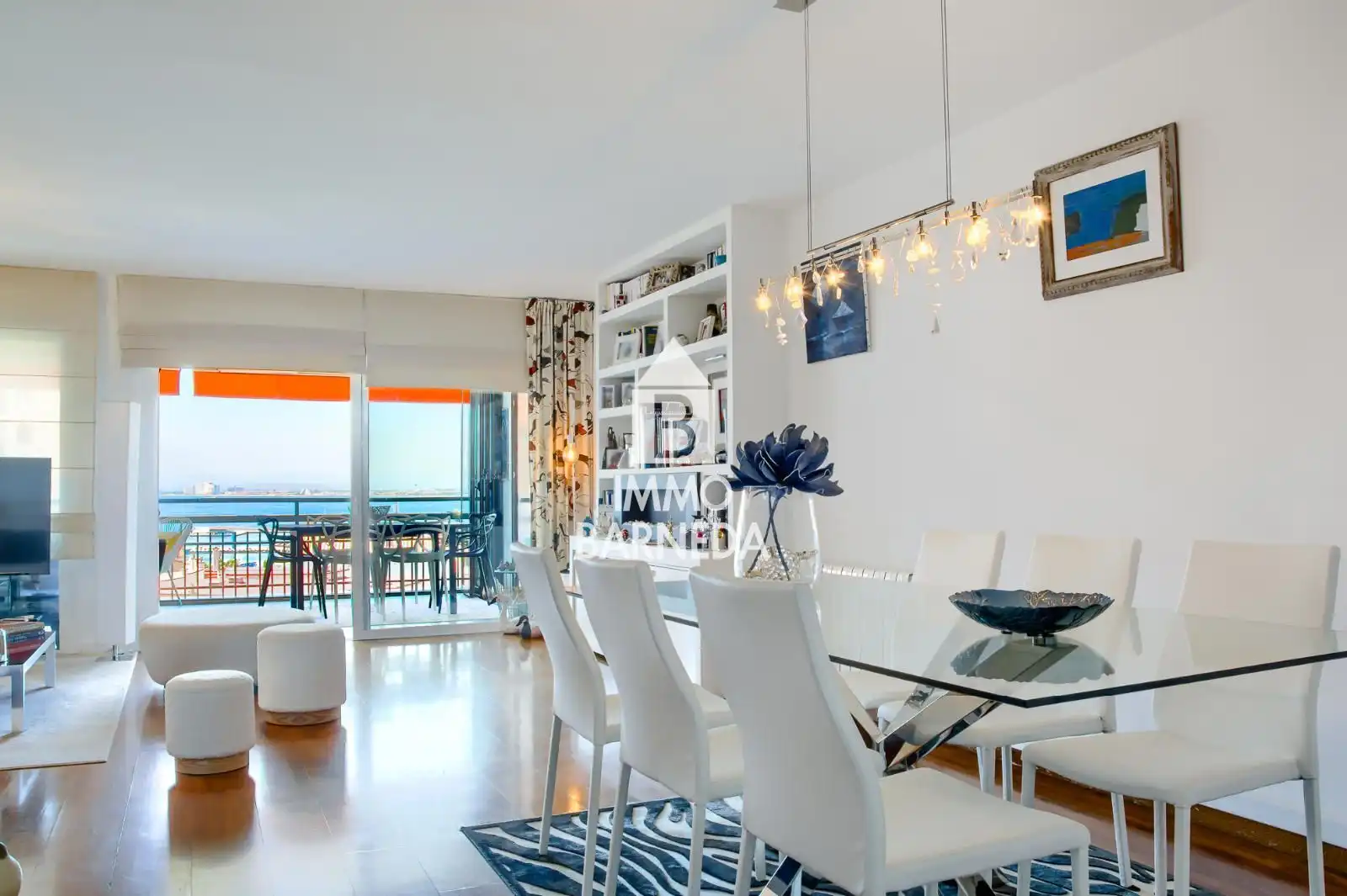 Esszimmer von Wohnung zum Verkauf in Roses mit Heizung, Terrasse und Schwimmbad