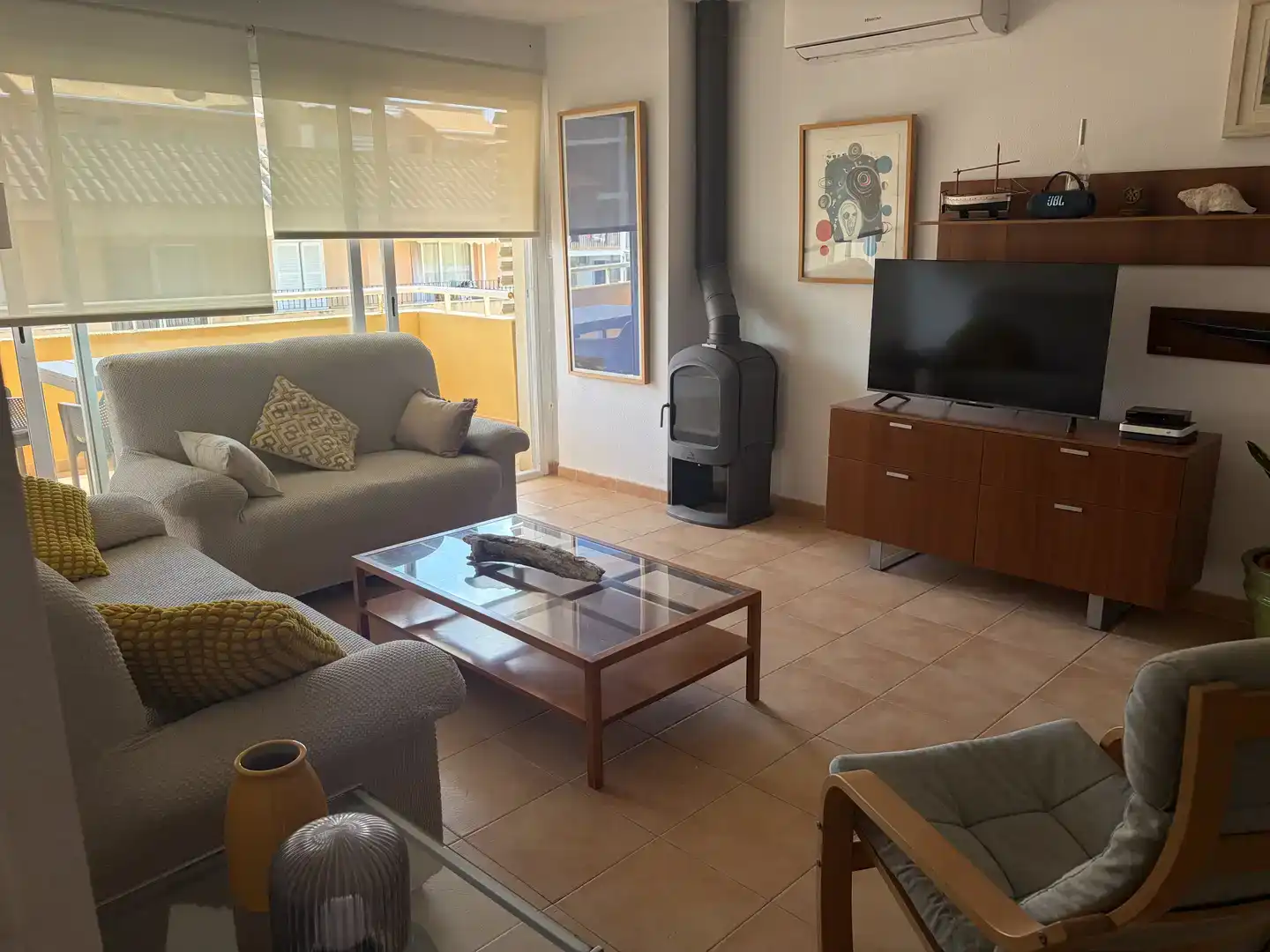 Living room of Flat for rent in Ses Salines