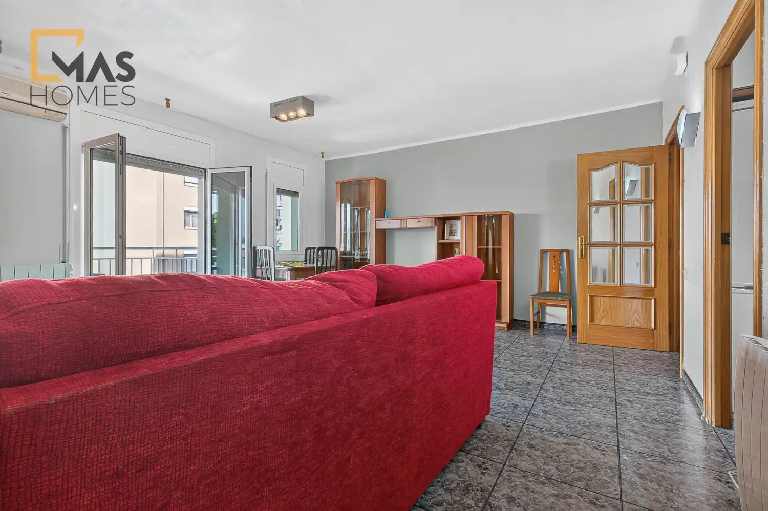 Sala de estar de Piso en venta en Terrassa con Aire acondicionado, Calefacción y Terraza