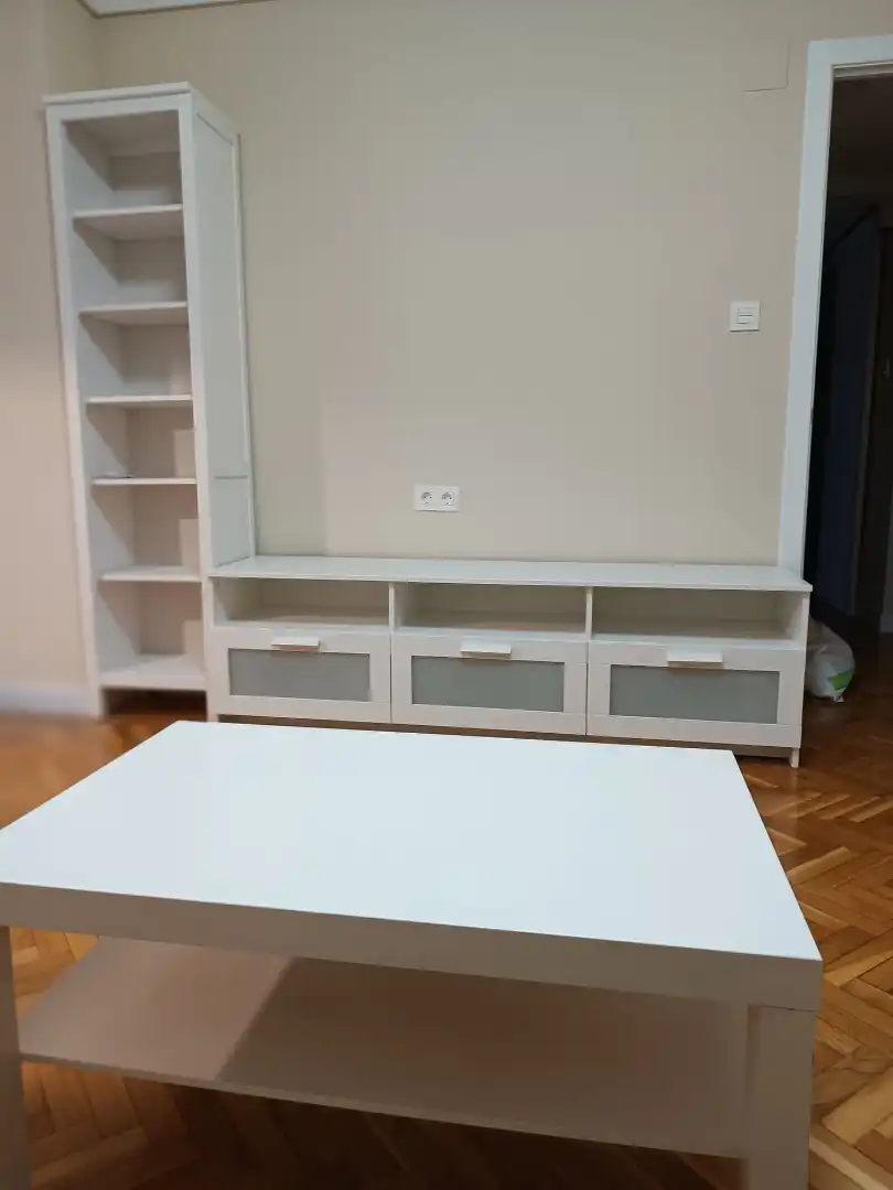 Sala de estar de Piso de alquiler en Zaragoza con Calefacción, Parquet y Amueblado