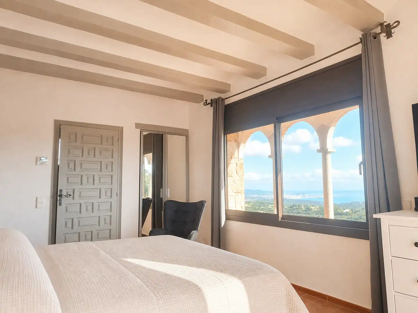Dormitori de Casa o xalet de lloguer en Castell d'Aro, Platja d'Aro i s'Agaró amb Aire condicionat, Traster i Domòtica