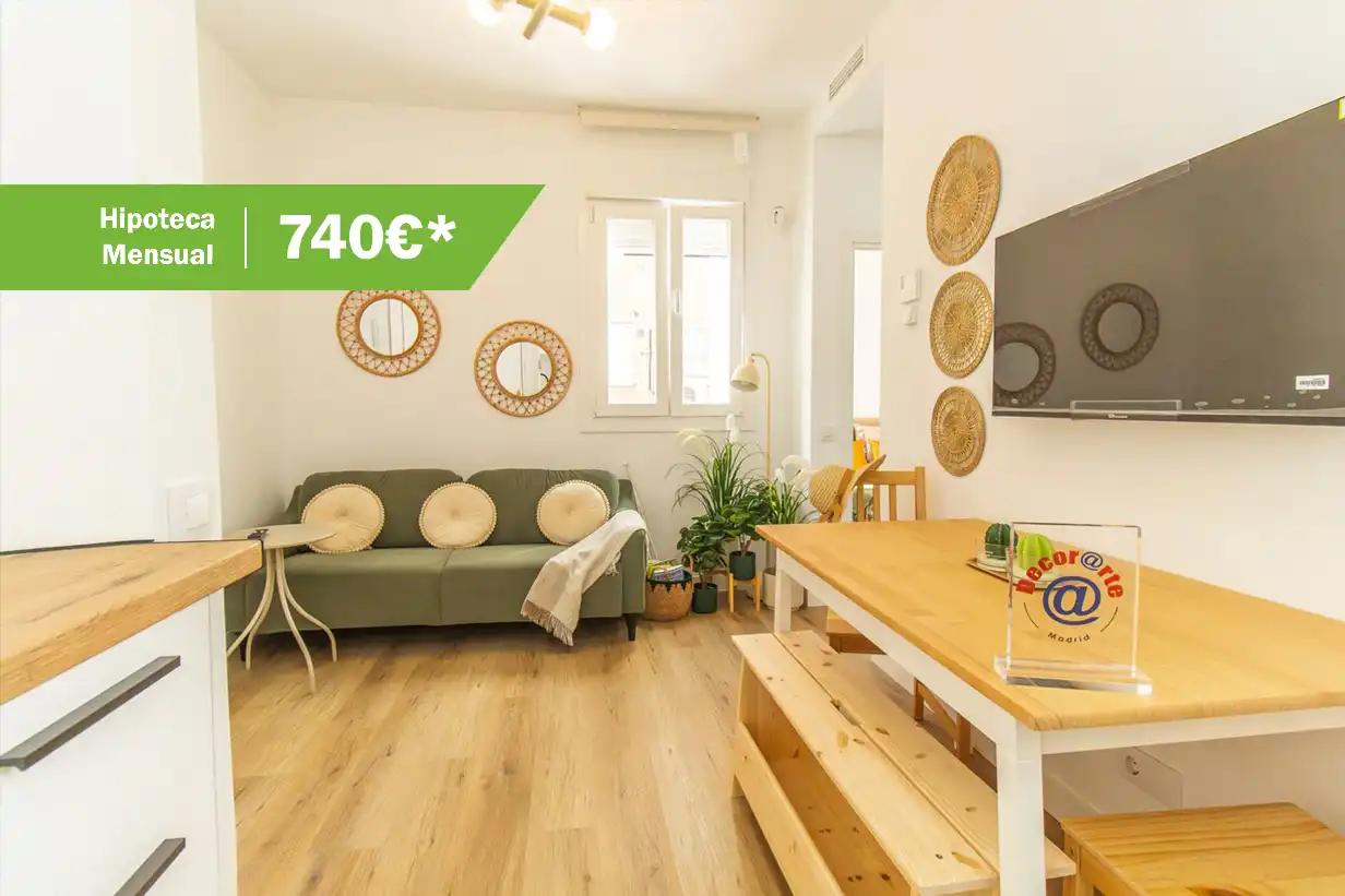 Sala de estar de Piso en venta en Madrid con Aire acondicionado, Calefacción y Amueblado
