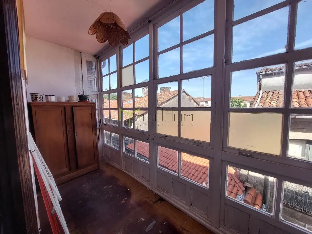 Terrassa de Casa o xalet en venda en Santiago de Compostela  amb Calefacció i Jardí privat