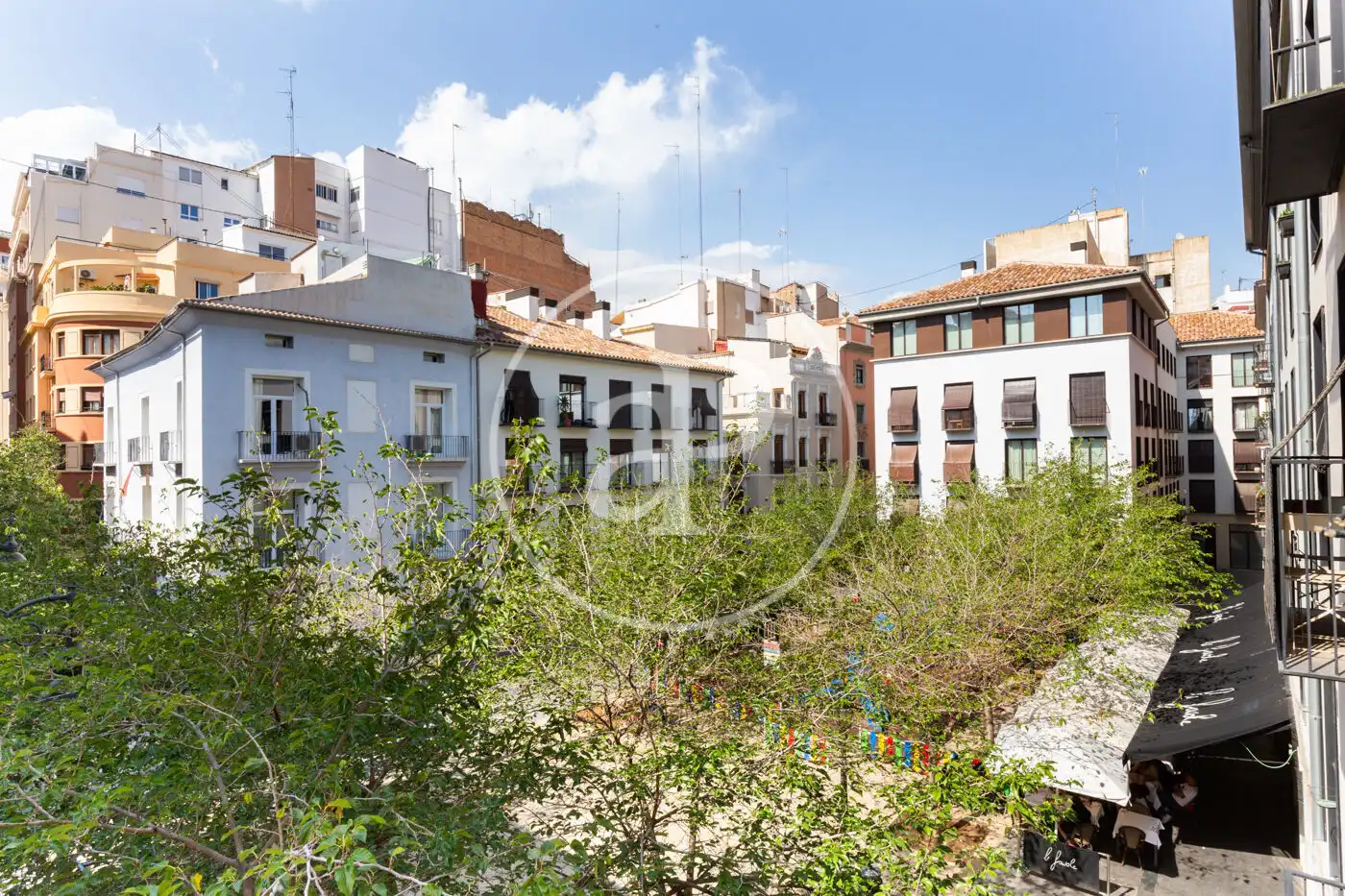 Exterior view of Flat for rent in Valencia  with Air Conditioner, Heating and Furnished
