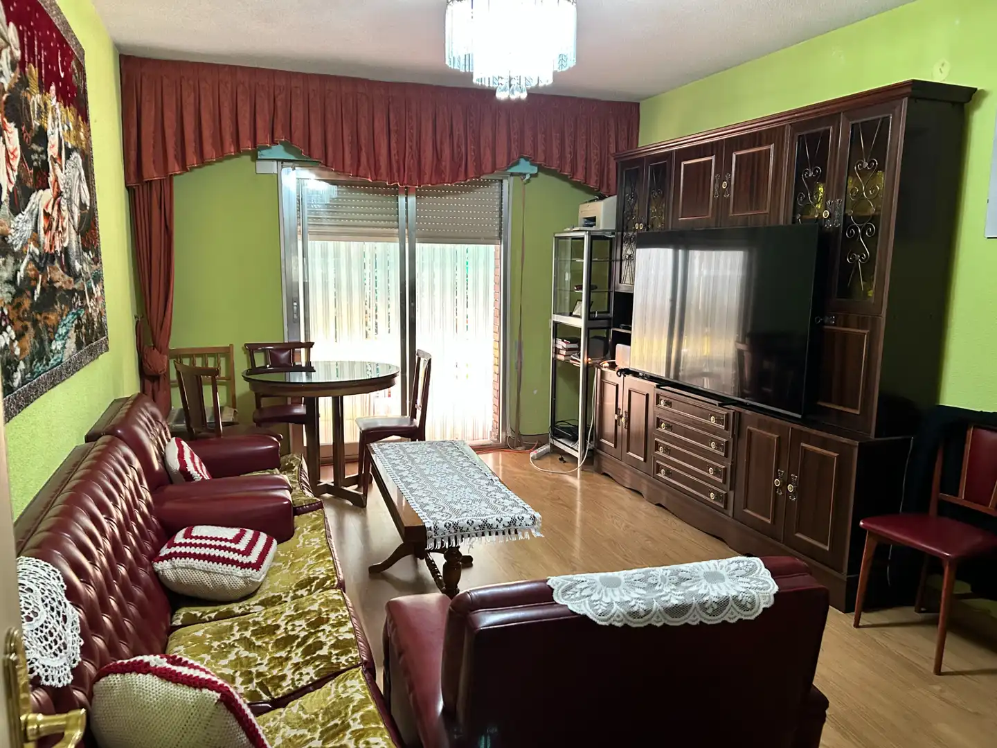 Sala de estar de Piso en venta en Móstoles con Parquet y Terraza