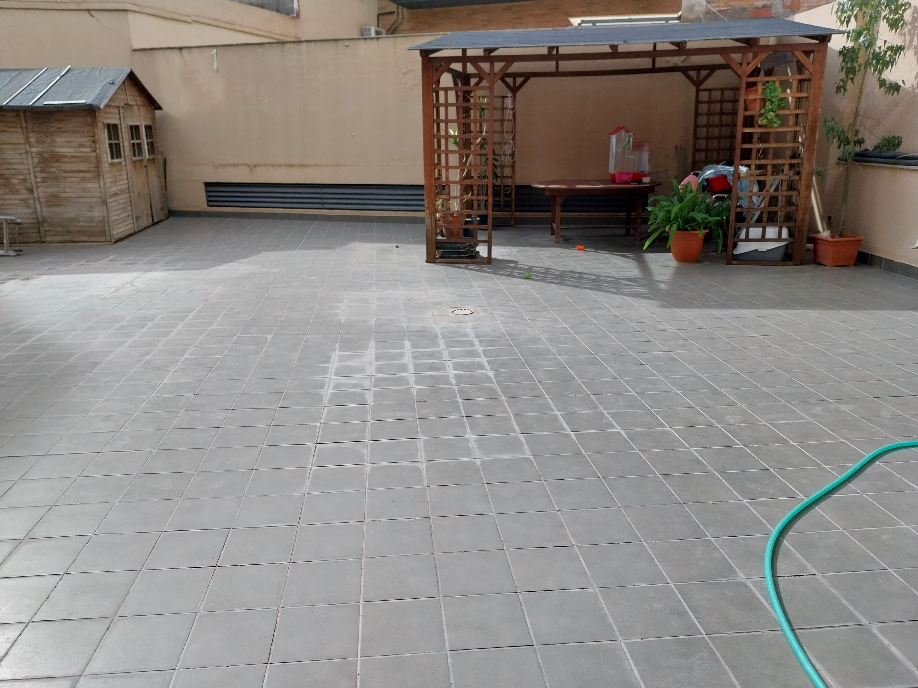 Terrace of Planta baja for sale in Esplugues de Llobregat  with Air Conditioner, Heating and Parquet flooring