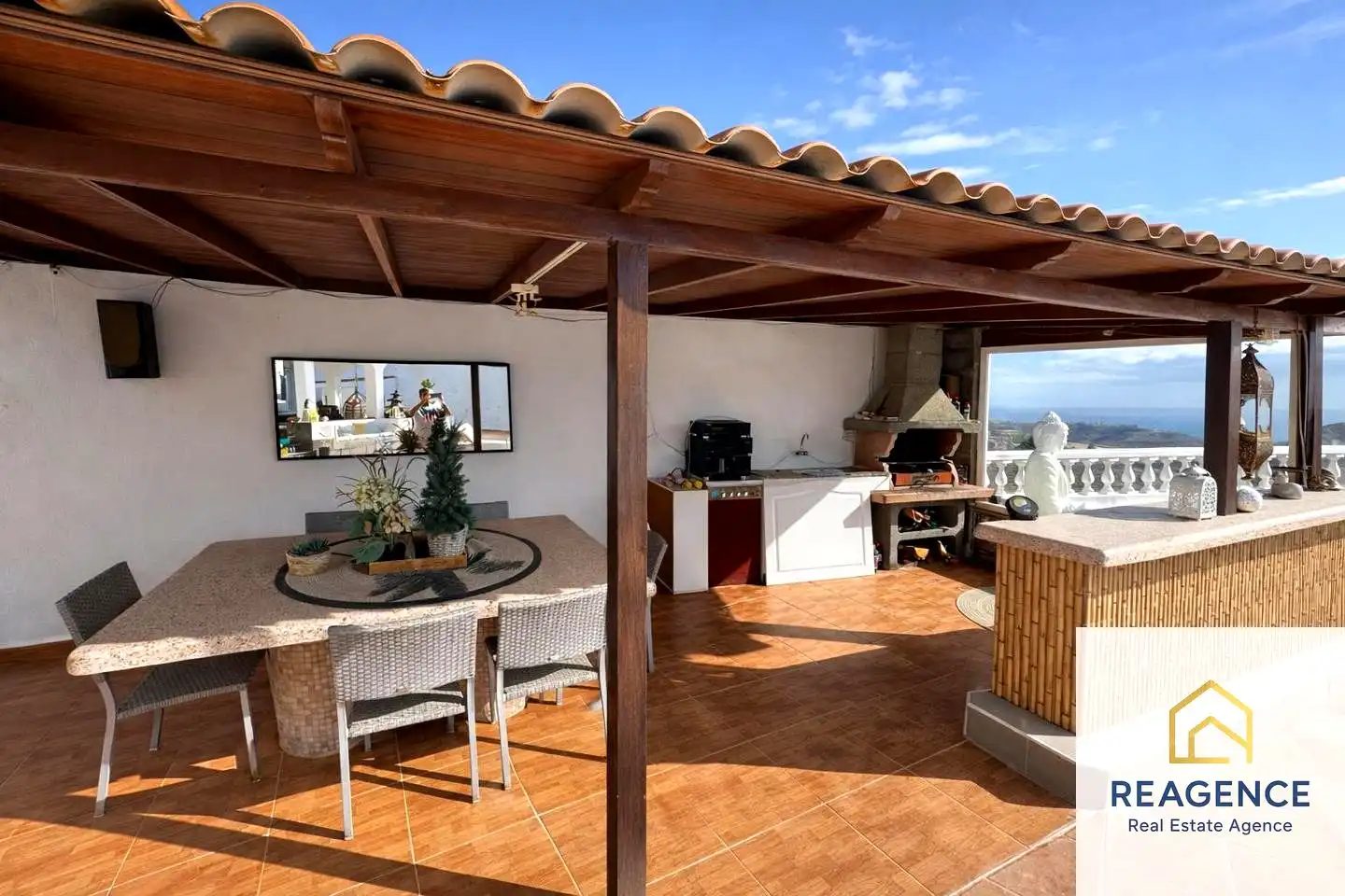 Terraza de Casa o chalet en venta en El Salobre