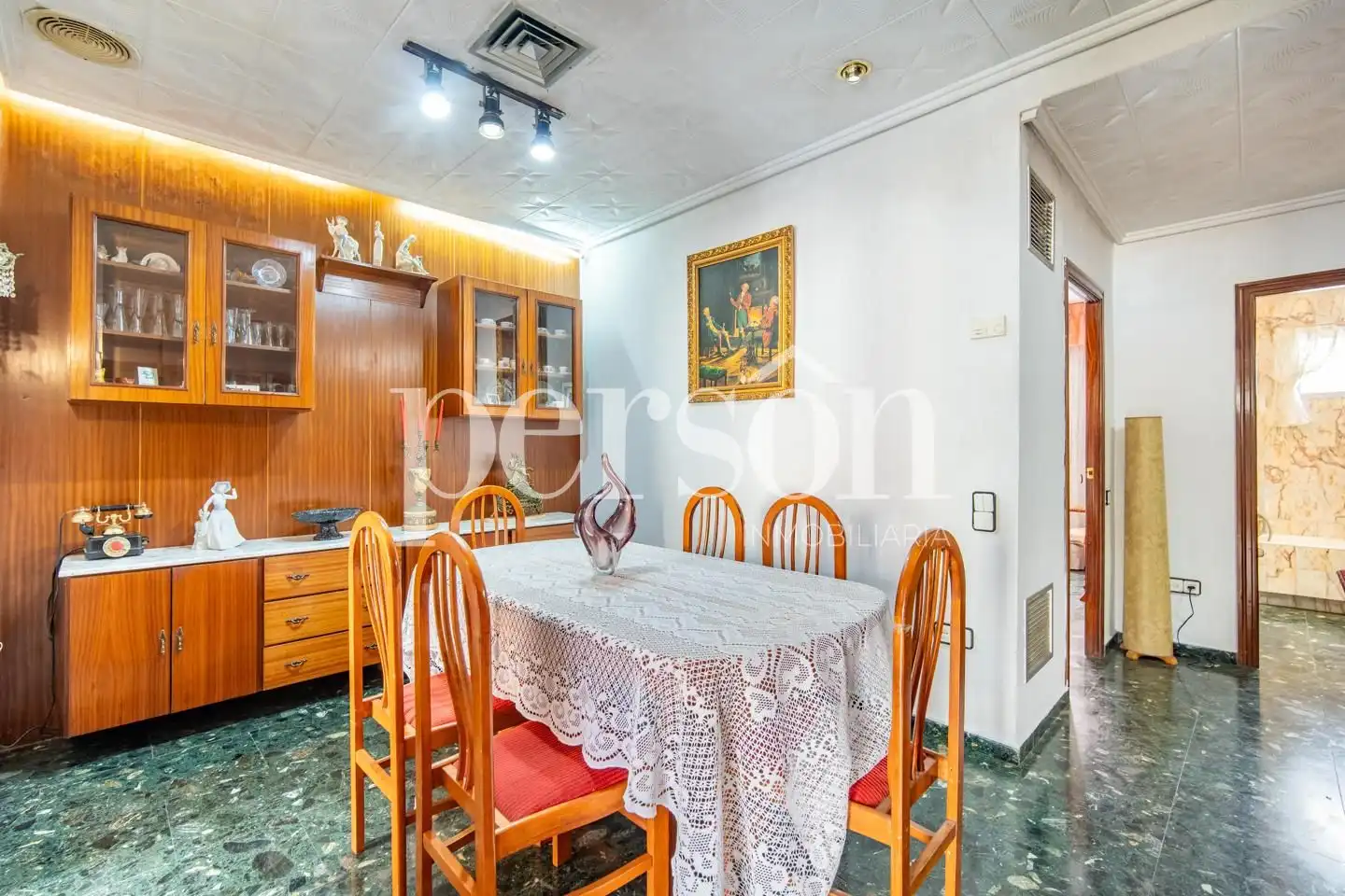 Comedor de Piso en venta en Valencia con Aire acondicionado, Terraza y Amueblado