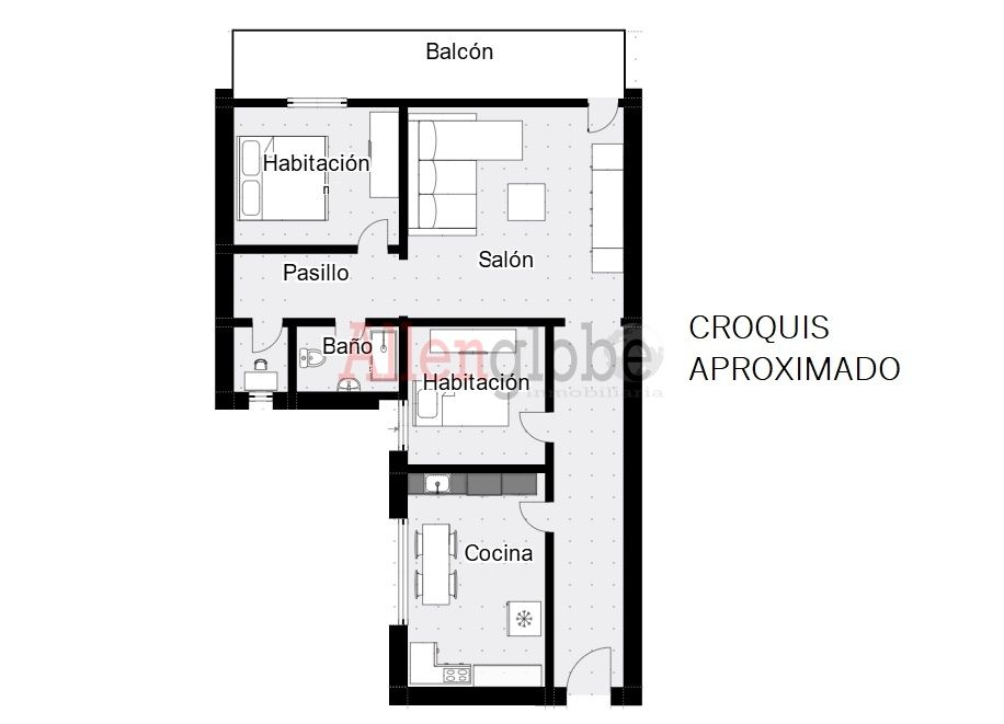 Bedroom of Flat for sale in Oviedo   with Heating