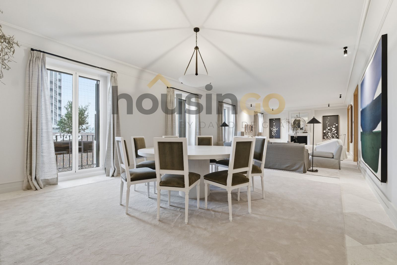 Menjador de Pis en venda en  Madrid Capital amb Aire condicionat, Calefacció i Parquet