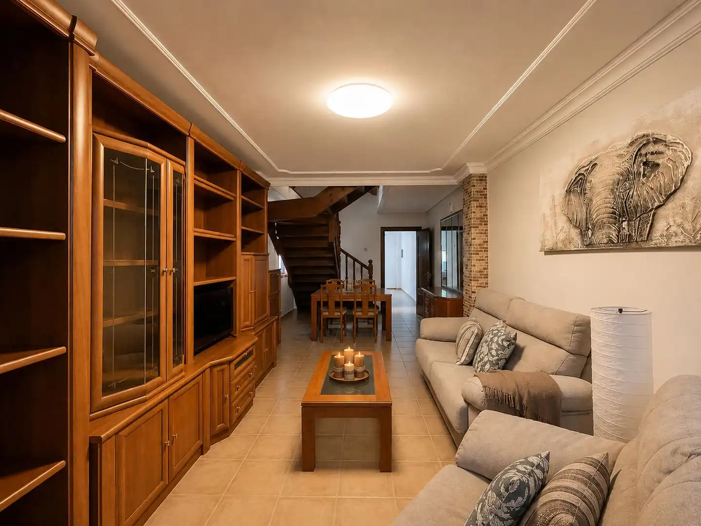 Sala de estar de Casa adosada en venta en Ruesga con Calefacción, Amueblado y Balcón