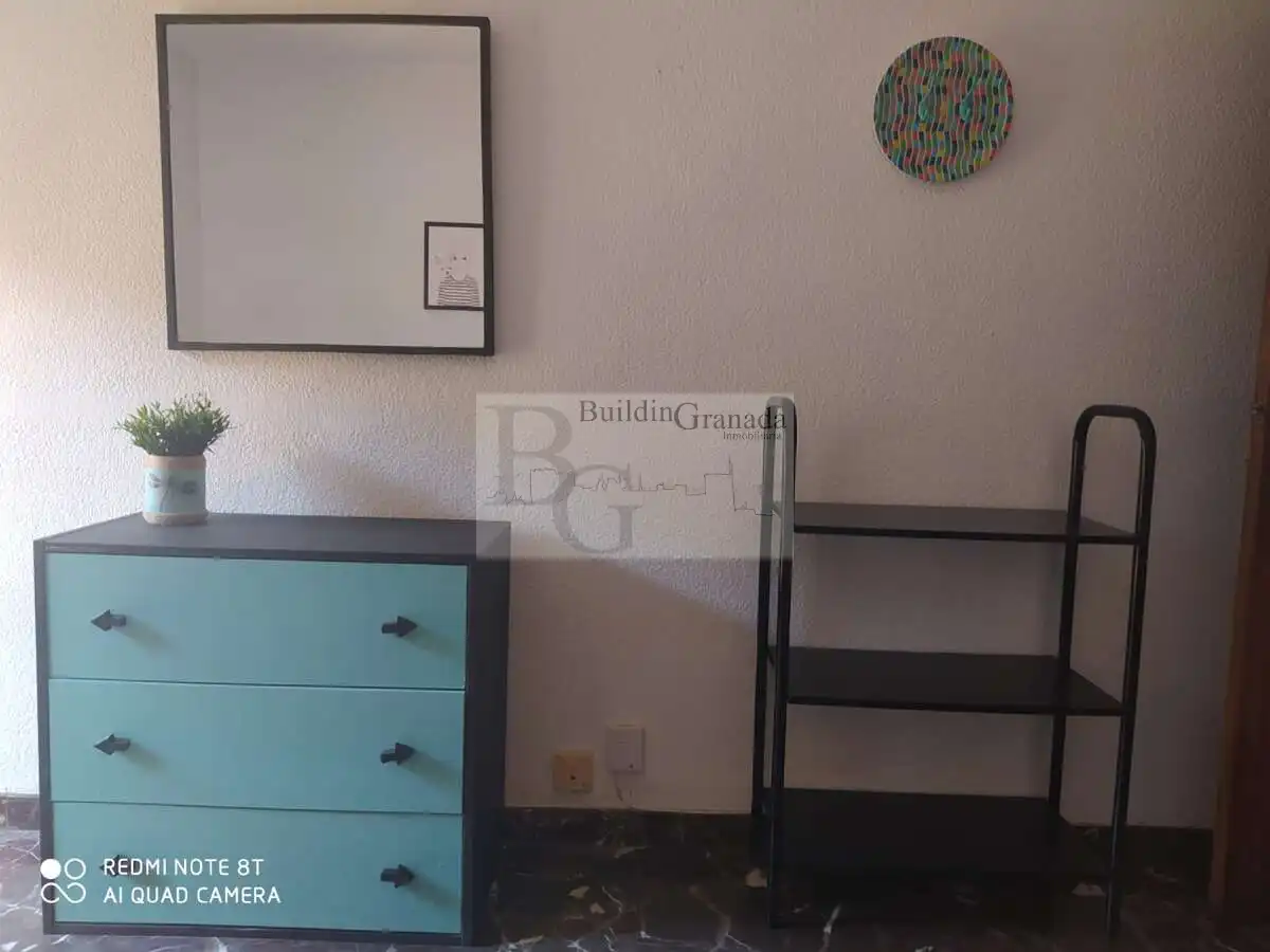 Bedroom of Flat for rent in Granada  with Terrace and Furnished