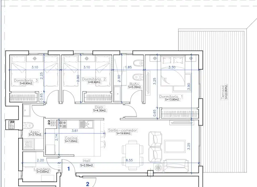 Wohnung mit Terrasse zum Verkauf in Centro ciudad, imagen 15