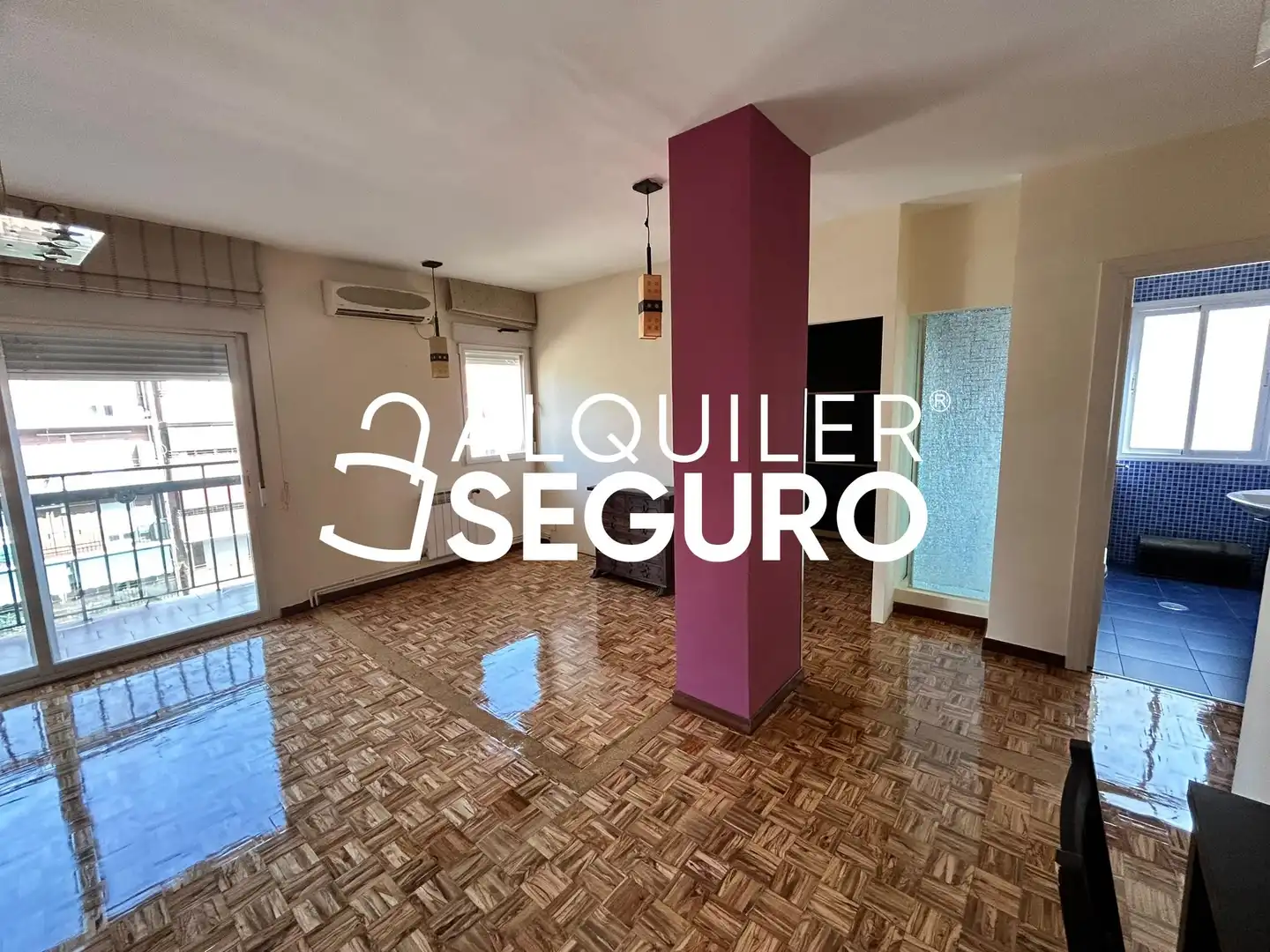 Sala d'estar de Pis de lloguer en Madrid amb Aire condicionat, Calefacció i Terrassa