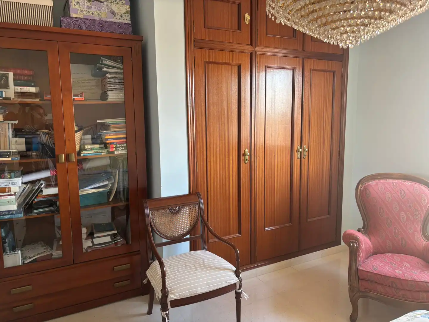 Schlafzimmer von Wohnung zum Verkauf in Villarrobledo mit Heizung, Terrasse und Möbliert
