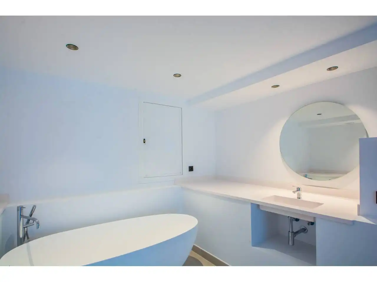 Bany de Apartament de lloguer en Ojén amb Aire condicionat, Calefacció i Terrassa