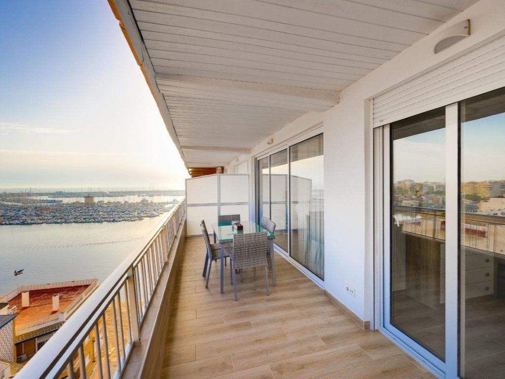 Balcony of Apartment for sale in Torrevieja  with Air Conditioner, Heating and Furnished