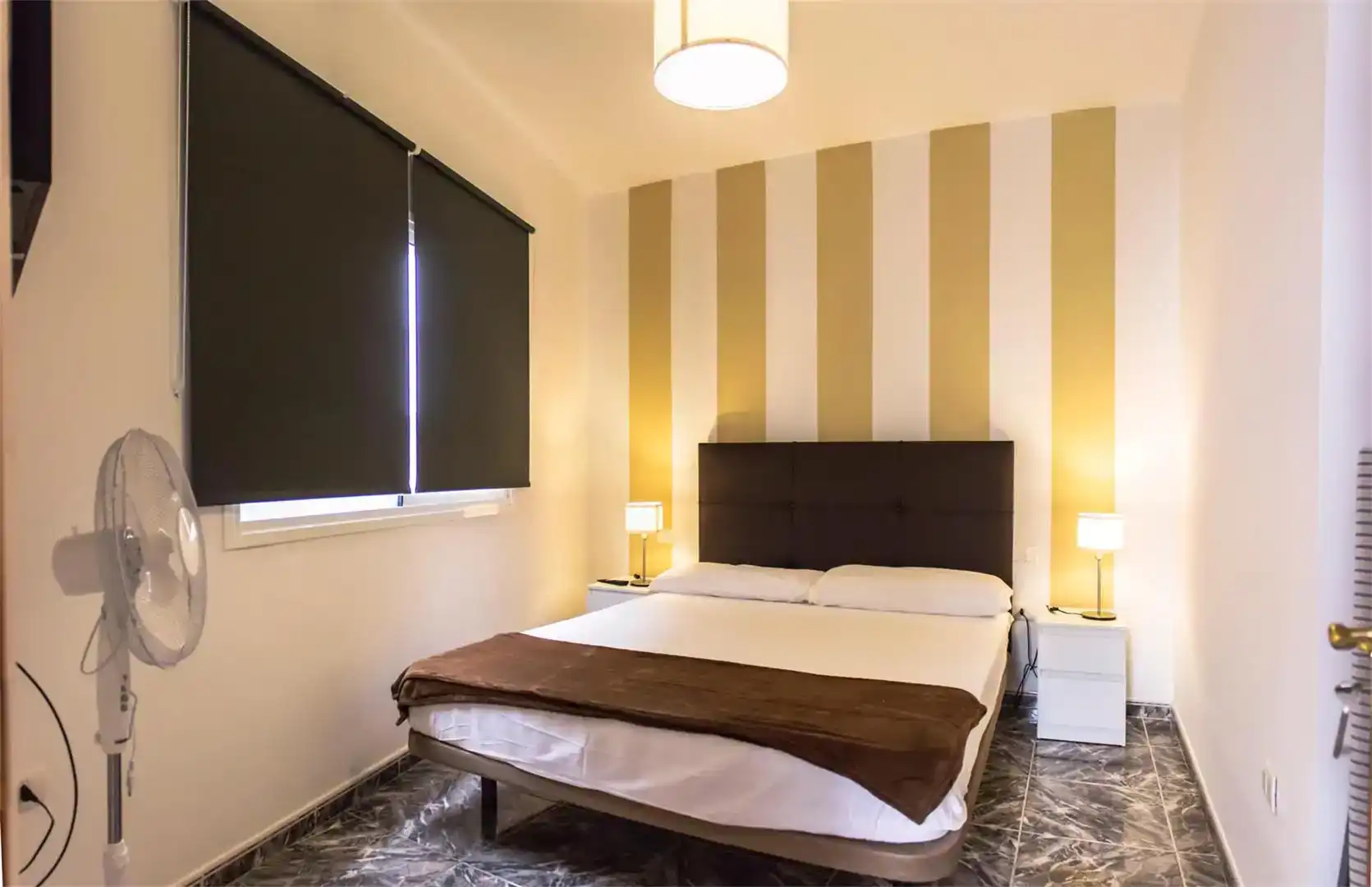 Schlafzimmer von Wohnung zur Miete in La Aldea de San Nicolás  mit Klimaanlage und Balkon