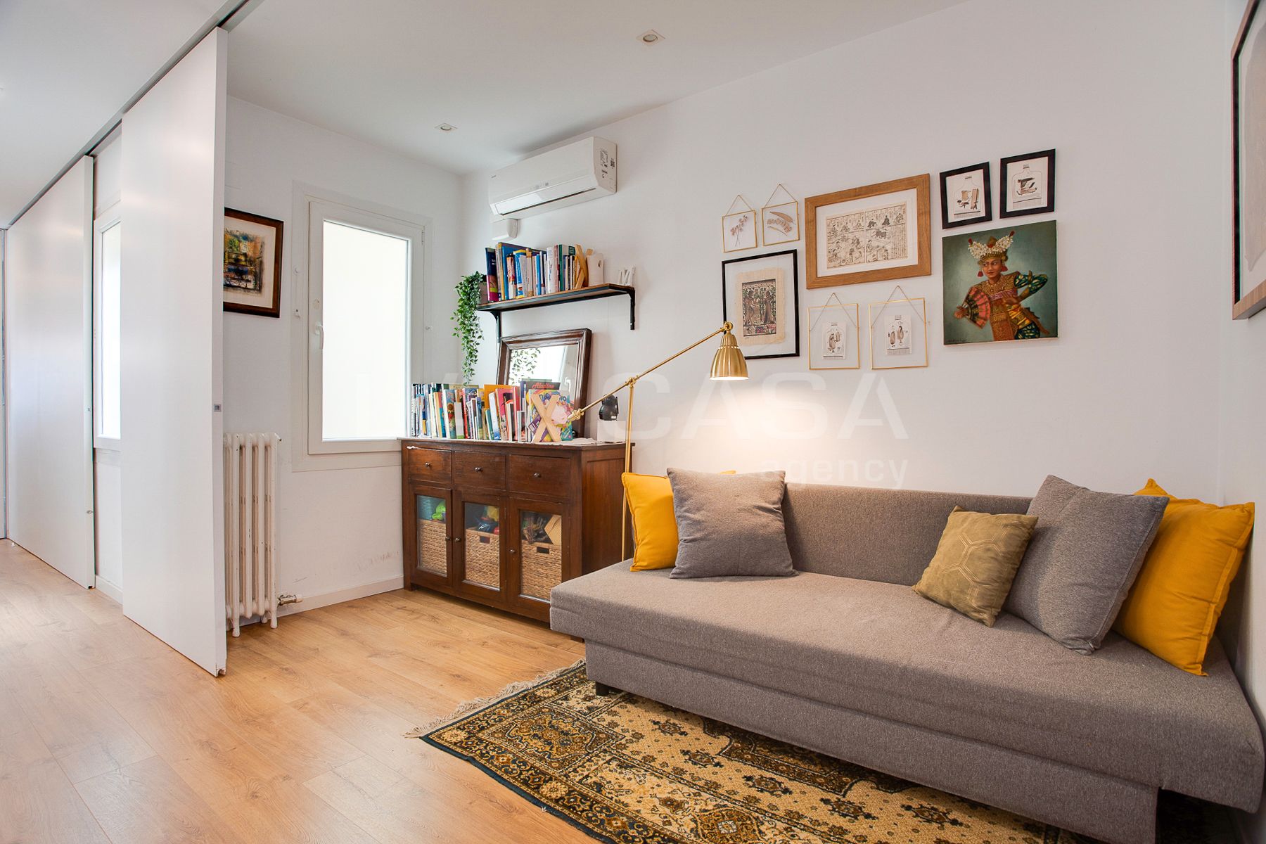 Living room of Attic for sale in  Barcelona Capital  with Heating and Terrace