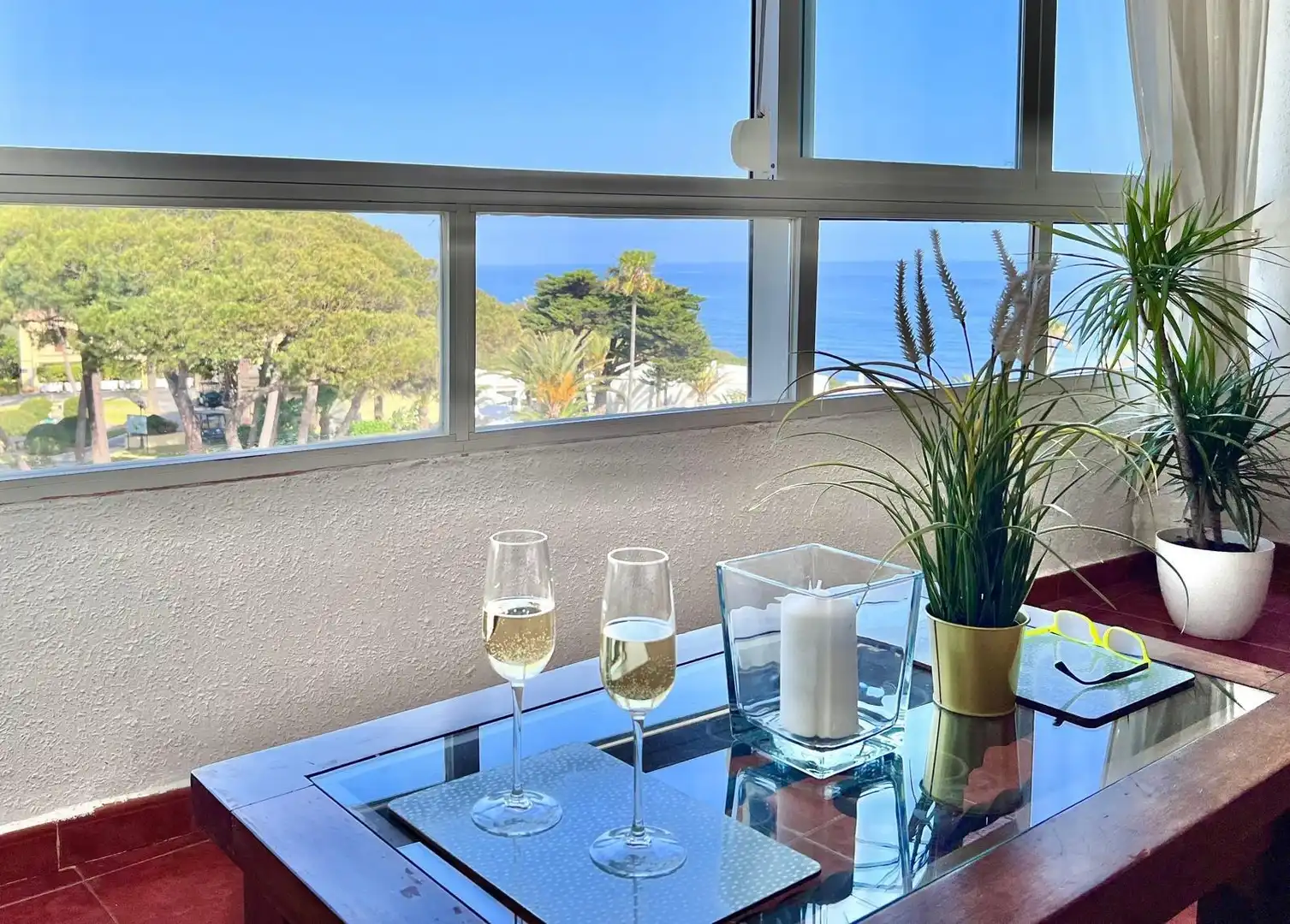 Apartament de lloguer en Mijas amb Jardí privat