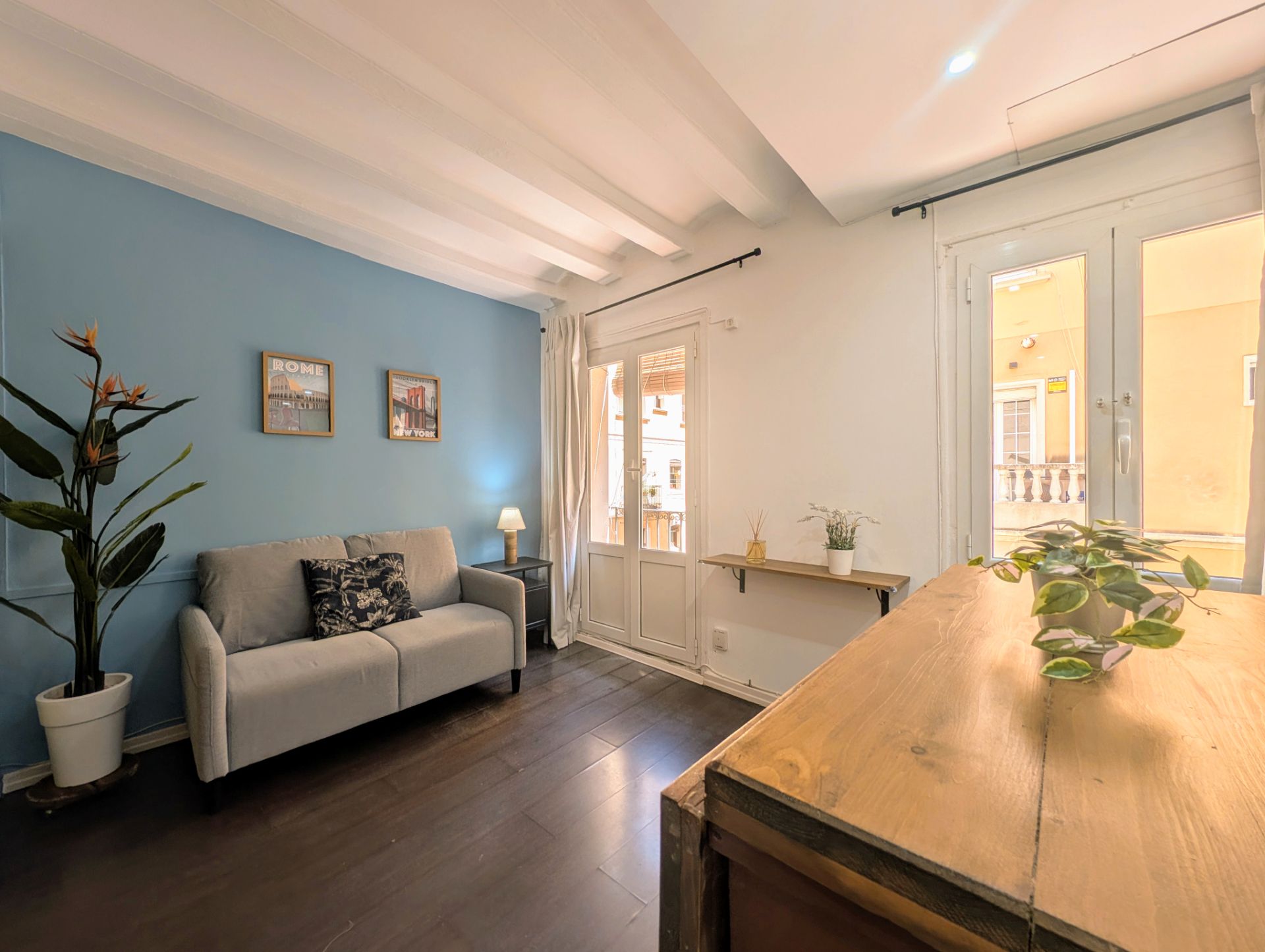 Living room of Flat to rent in  Barcelona Capital  with Furnished