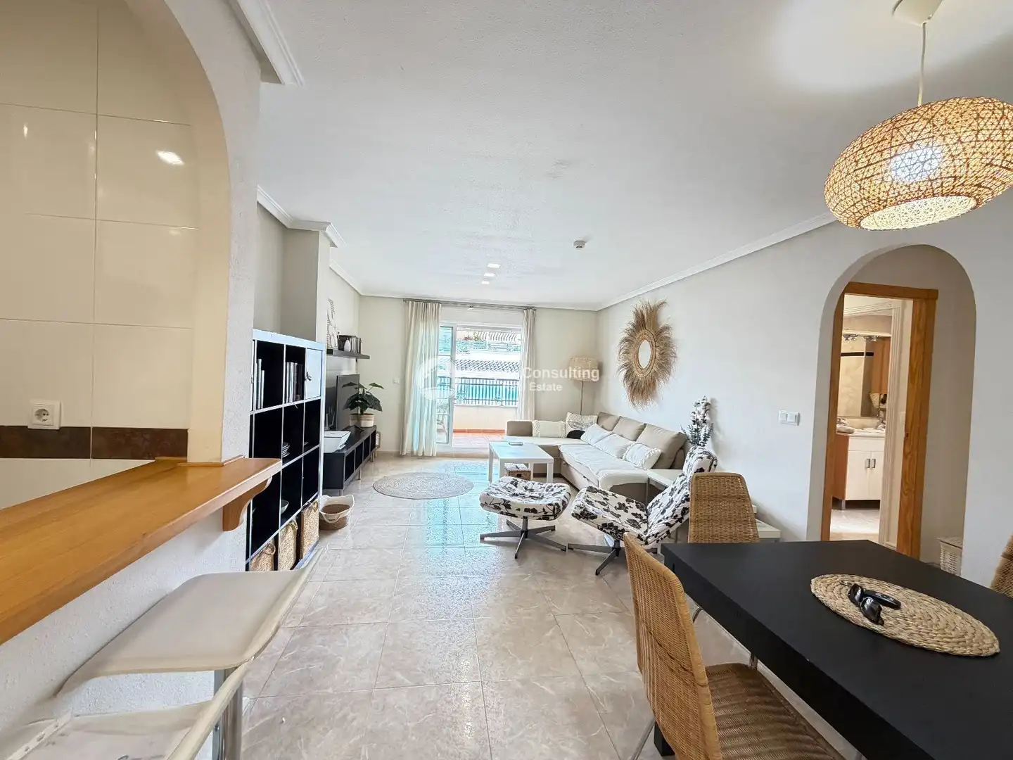 Sala d'estar de Apartament en venda en Pueblo Latino