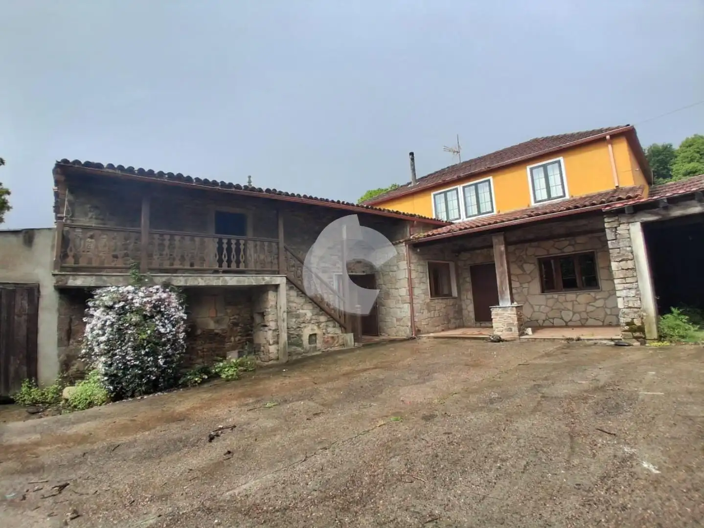 Vista exterior de Casa o chalet en venta en Lalín con Jardín privado