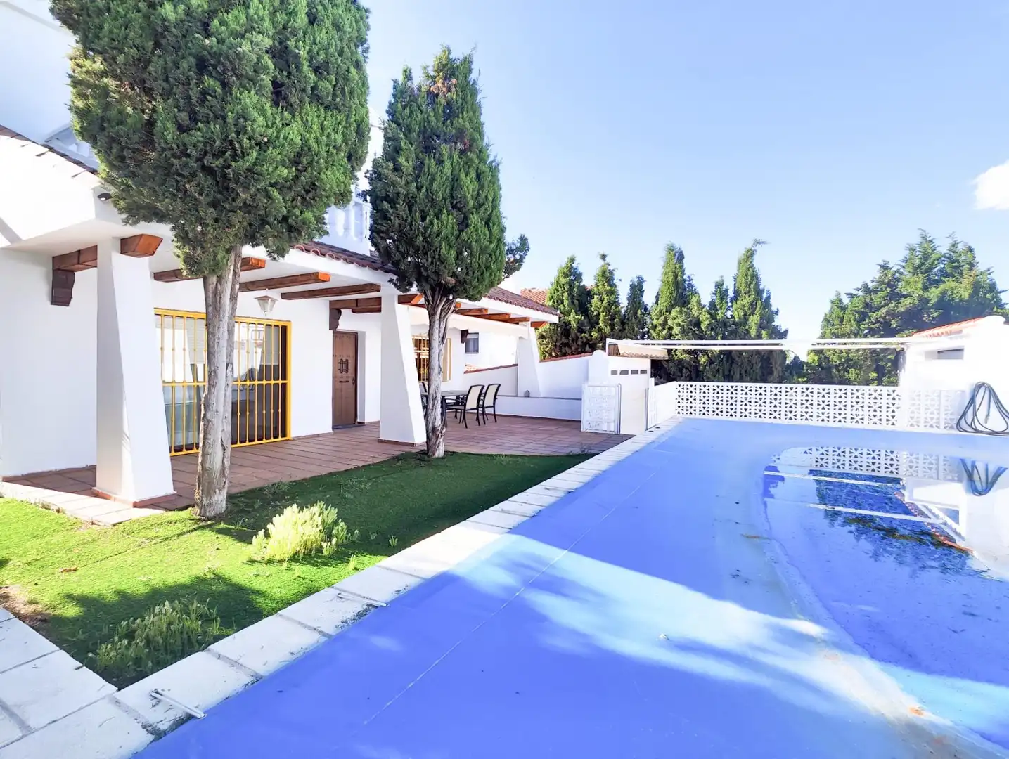 Piscina de Casa o chalet en venta en Puertollano con Aire acondicionado, Calefacción y Jardín privado
