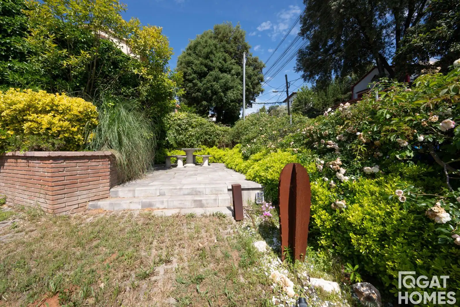 Garden of Houses for sale in Sant Cugat del Vallès  with Heating, Terrace and Storage room