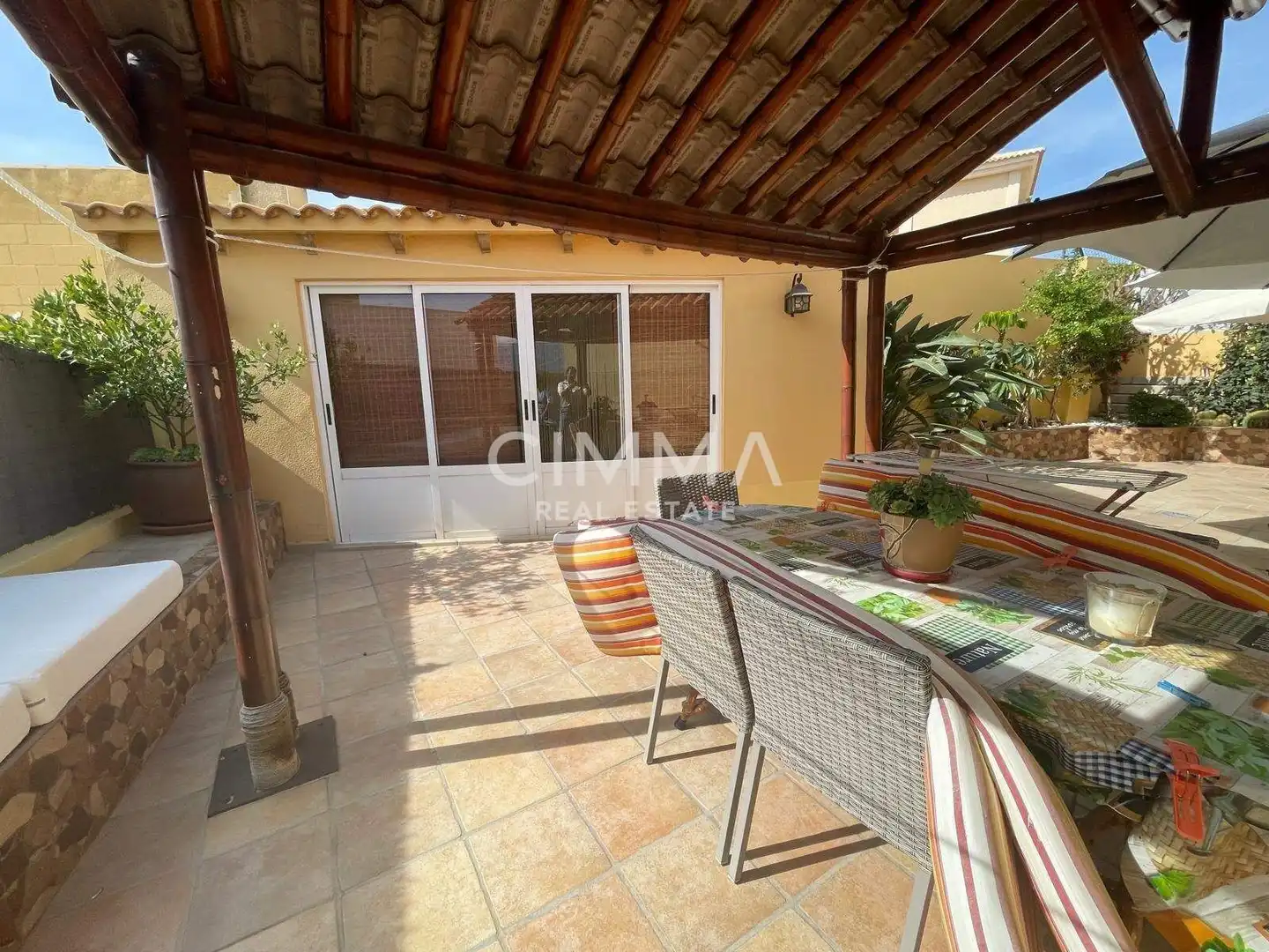 Terrassa de Casa o xalet en venda en La Nucia amb Aire condicionat, Jardí privat i Terrassa