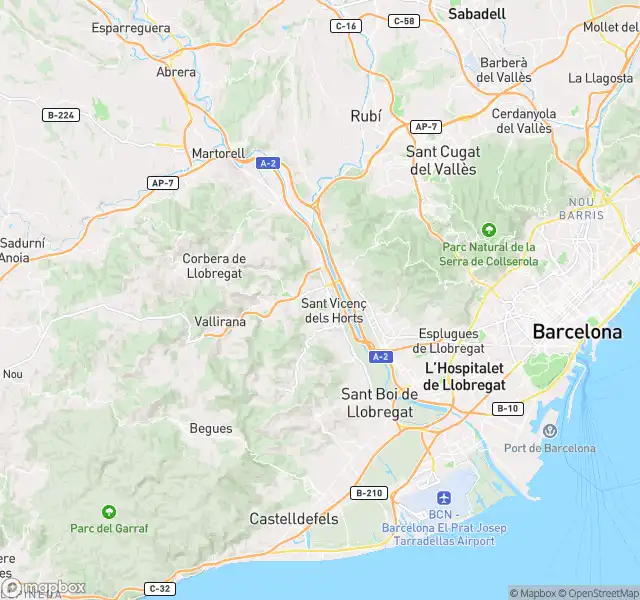 Vista exterior de Piso en venta en Molins de Rei
